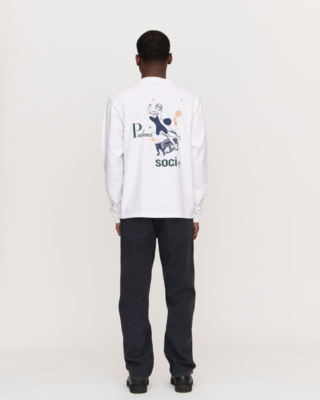 Piano LS T-Shirt White