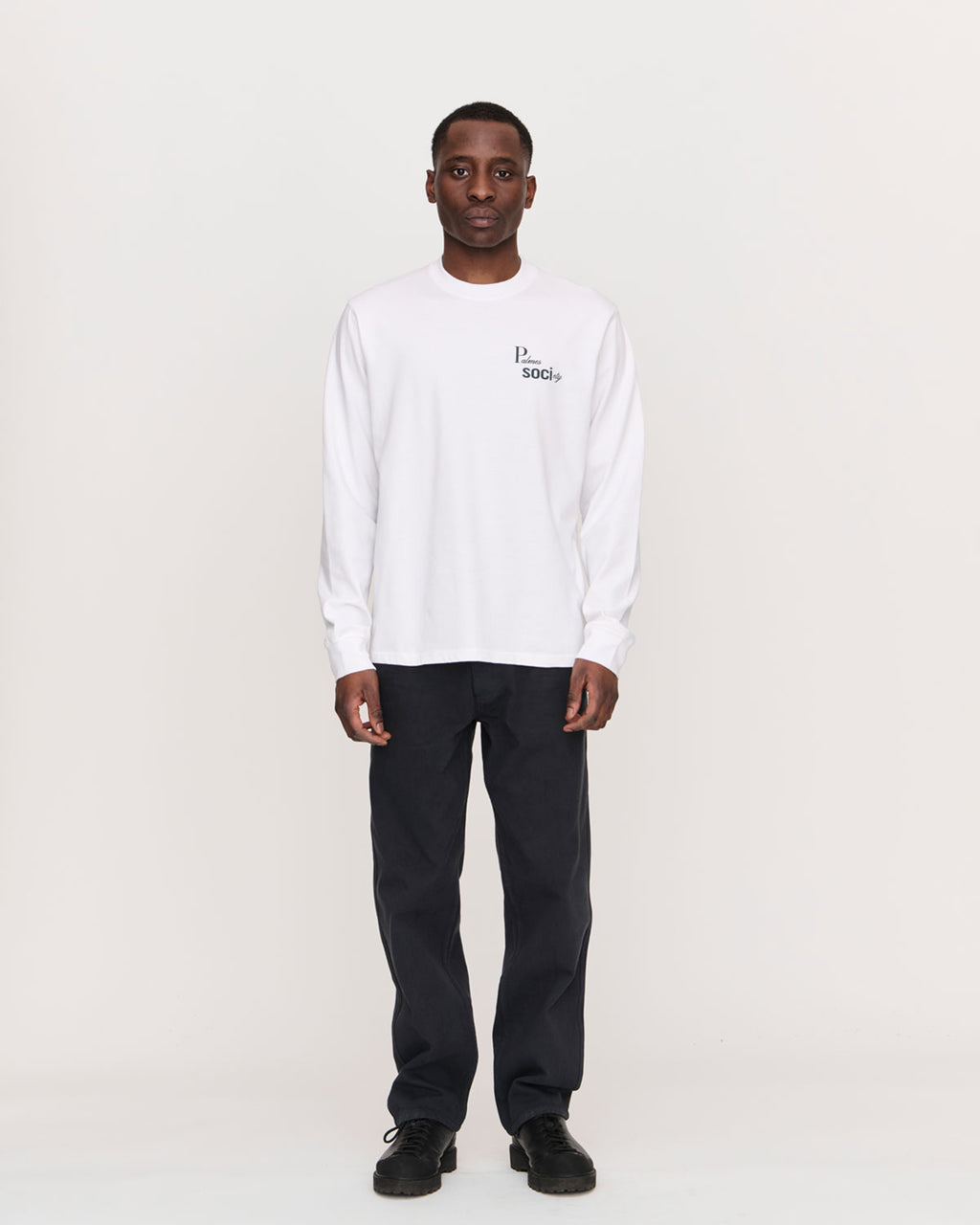 Piano LS T-Shirt White