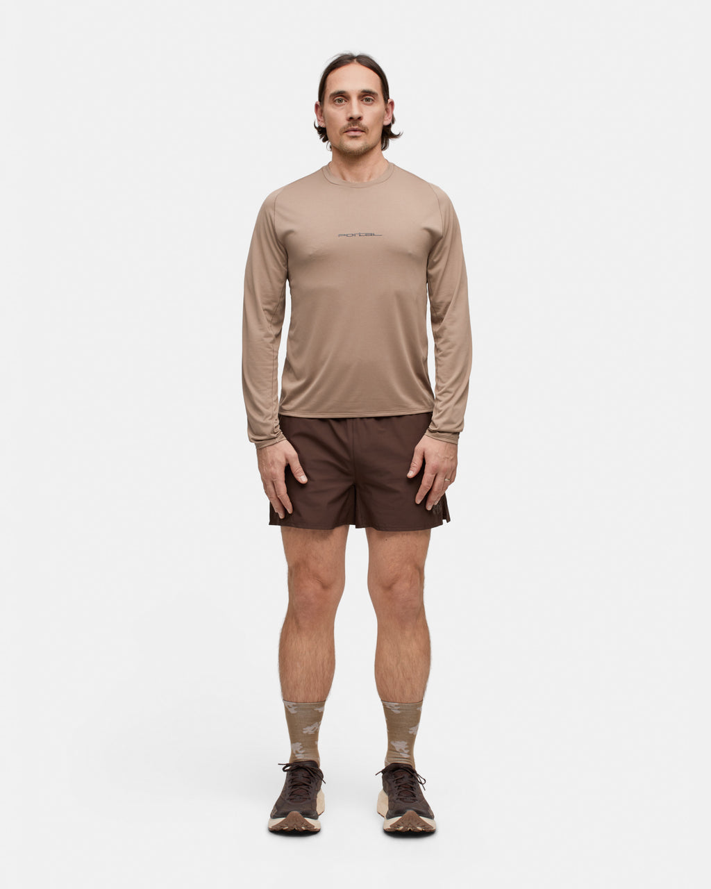 Lateral Peak Longsleeve T-shirt Desert Taupe