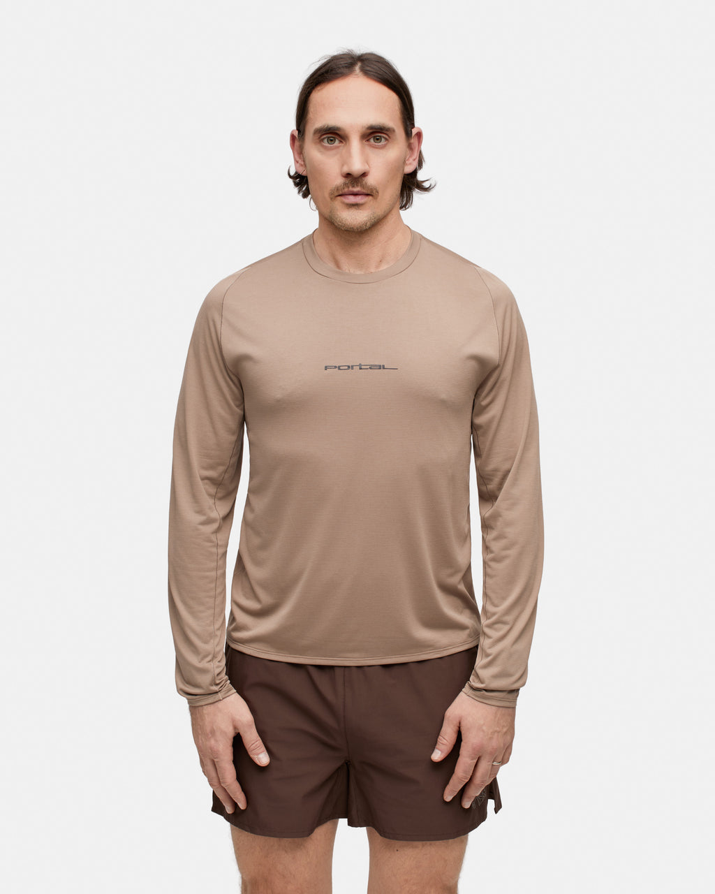 Lateral Peak Longsleeve T-shirt Desert Taupe