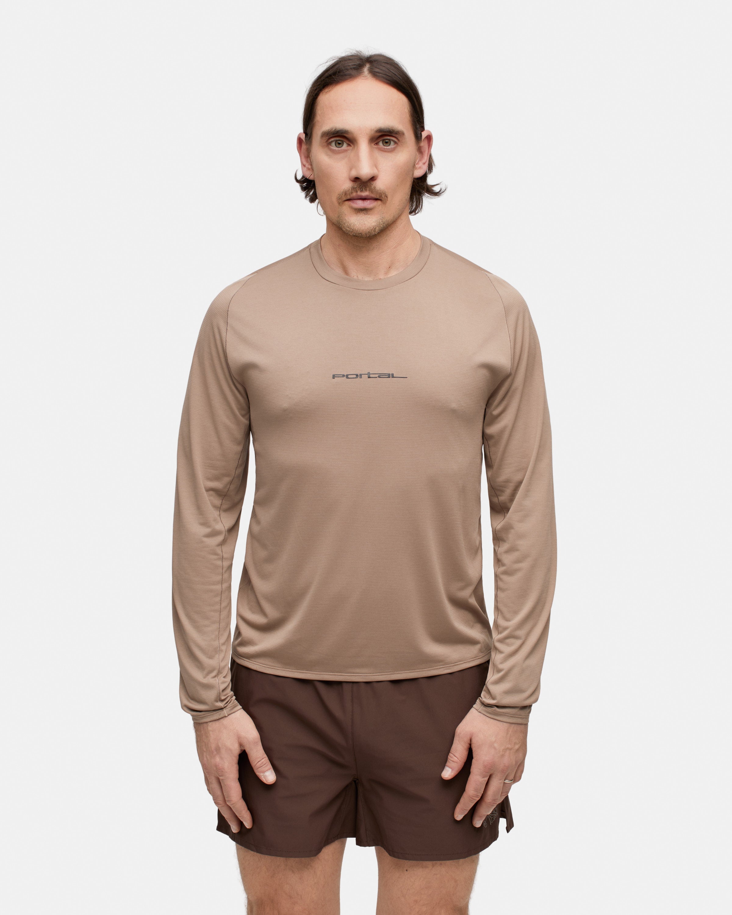 Lateral Peak Longsleeve T-shirt Desert Taupe