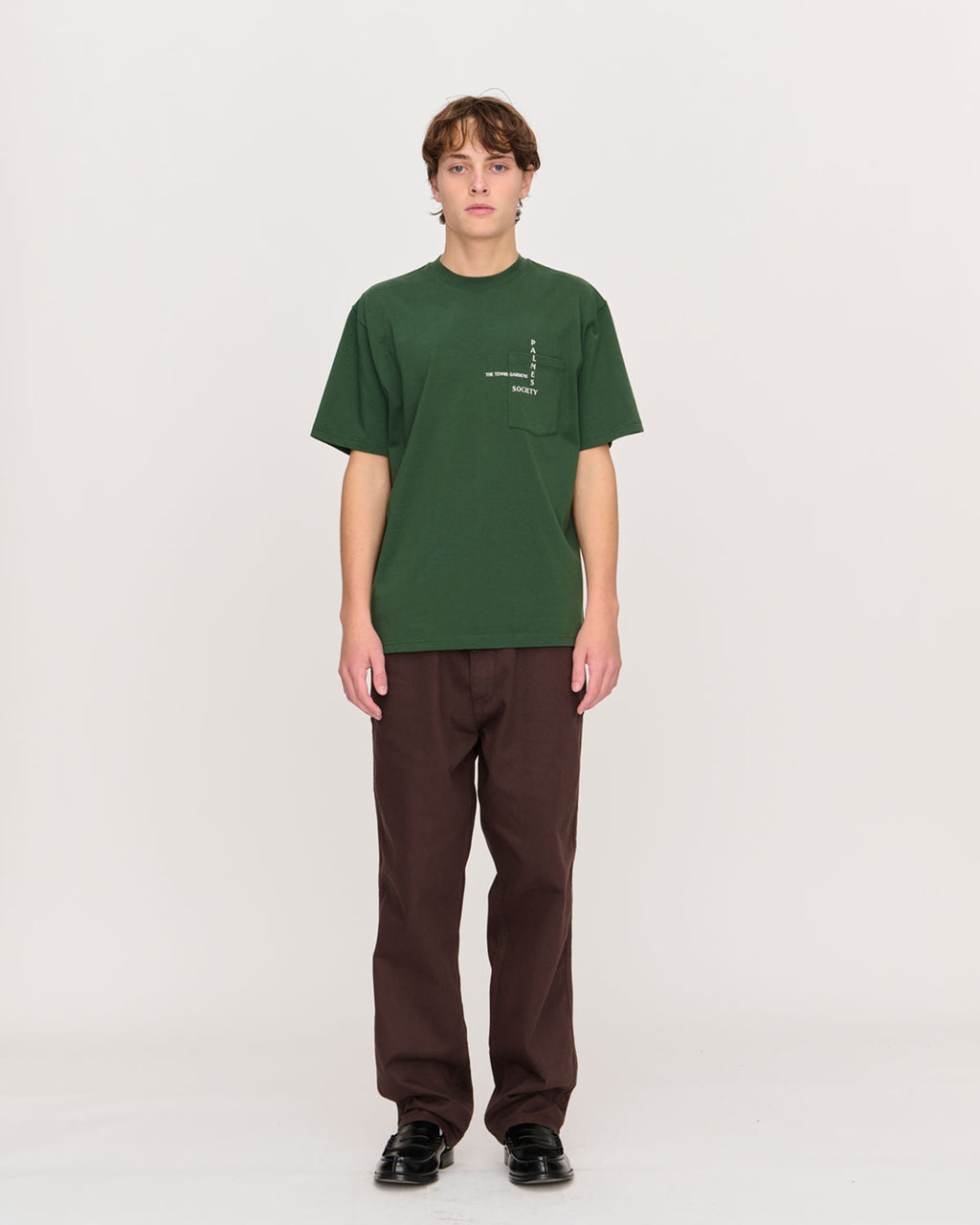 Ramus Pocket T-Shirt Dark Green – Palmes