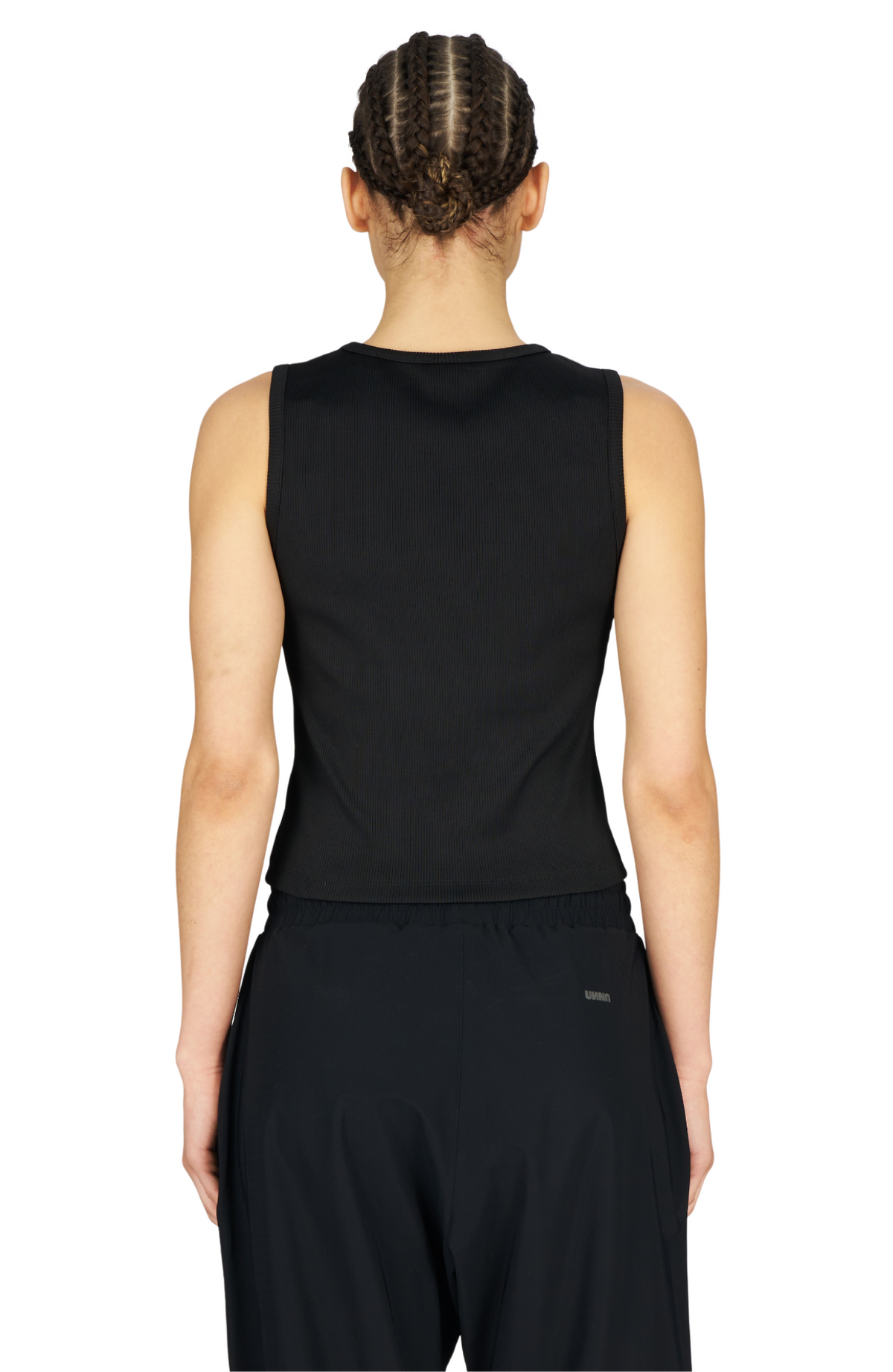 Rib Tank Black by UNNA