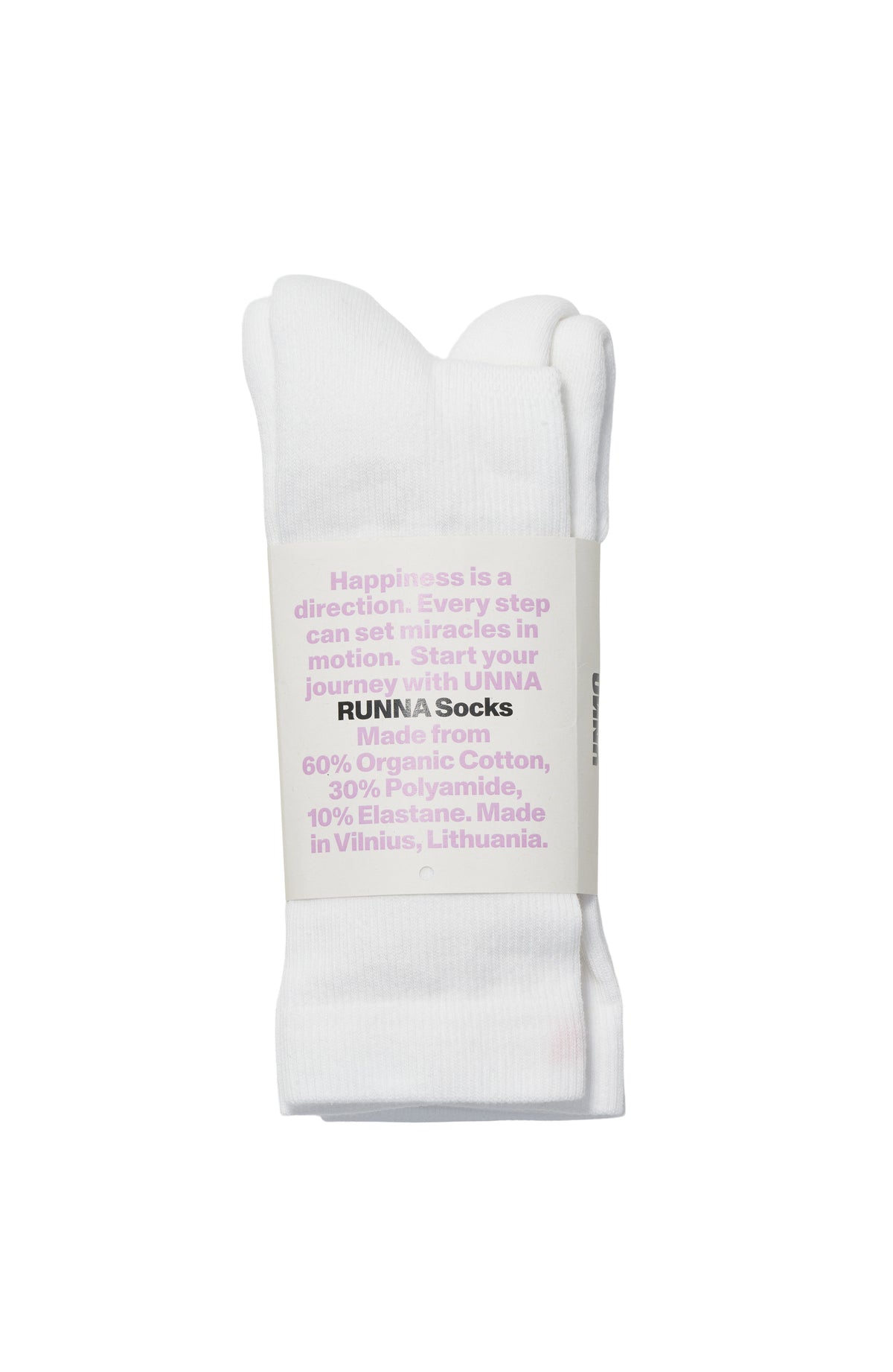 RUNNA Socks 2-Pack Vanilla White by UNNA