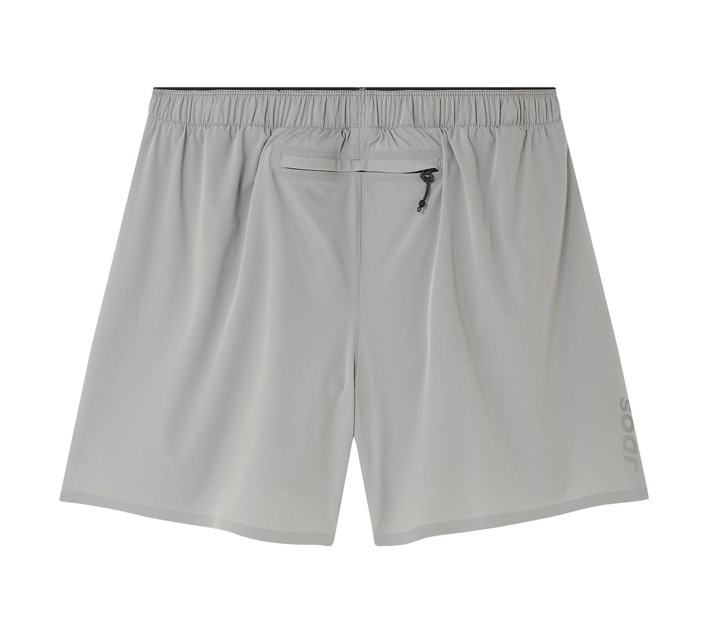 MEN'S RUN SHORTS Silver Grey
