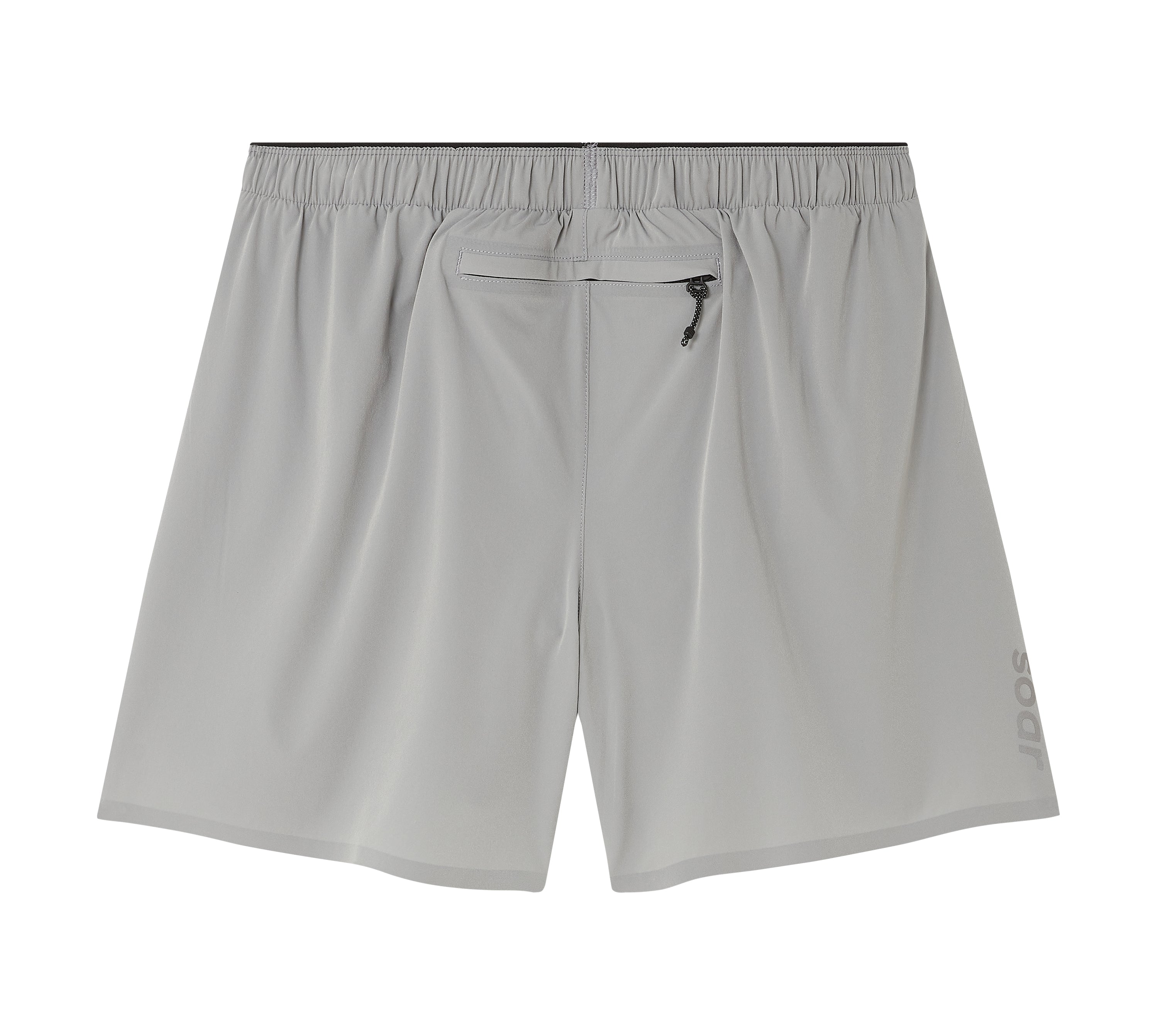 MEN'S RUN SHORTS Silver Grey