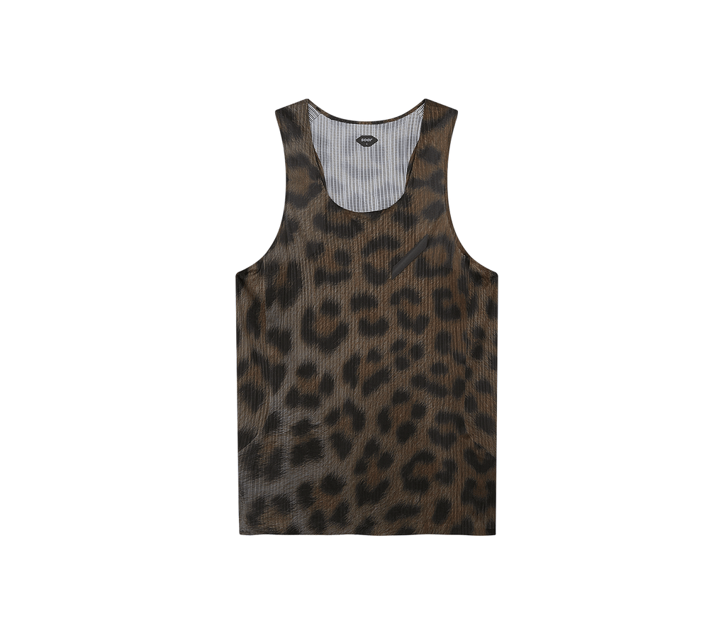 Men's Race Vest 2.0 Print Dark Leopard by SOAR