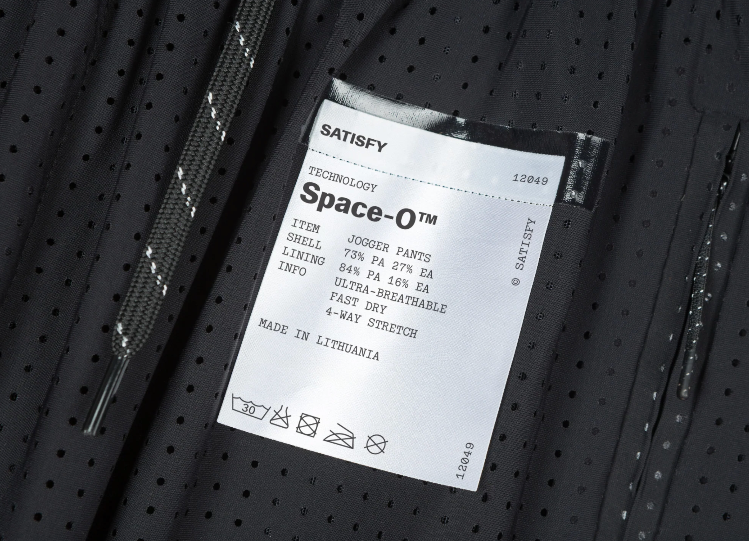 Space-O Jogger Pants Black