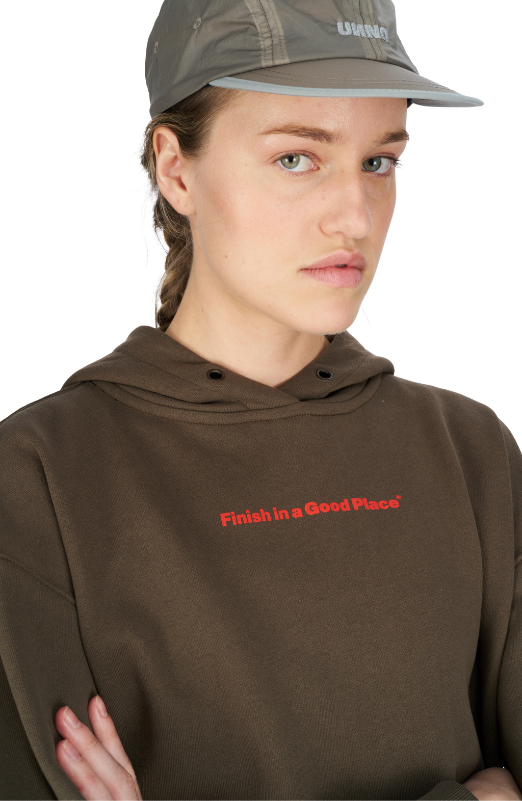 Slow Motion Hoodie Wren Brown by UNNA
