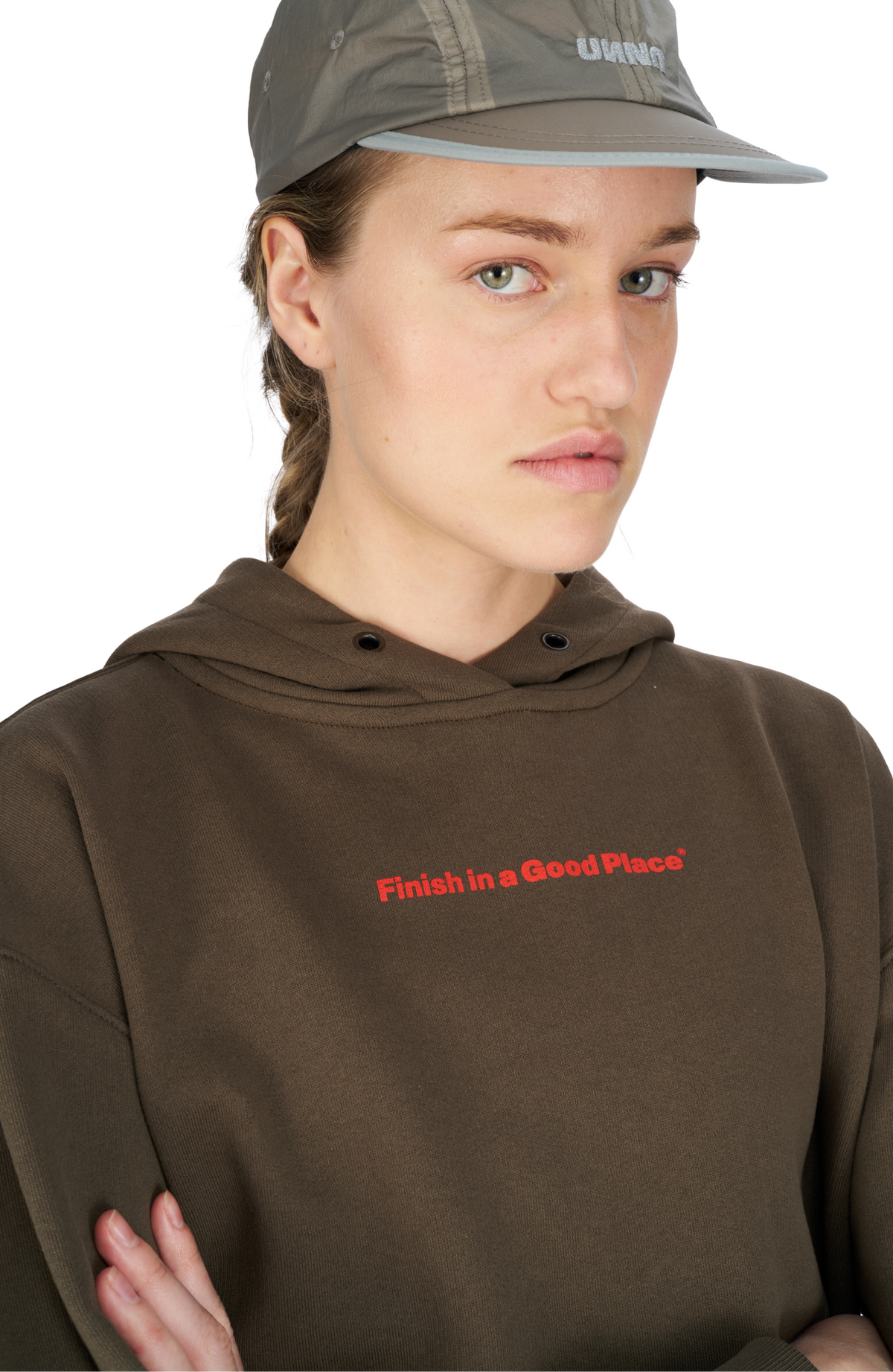 Slow Motion Hoodie Wren Brown by UNNA