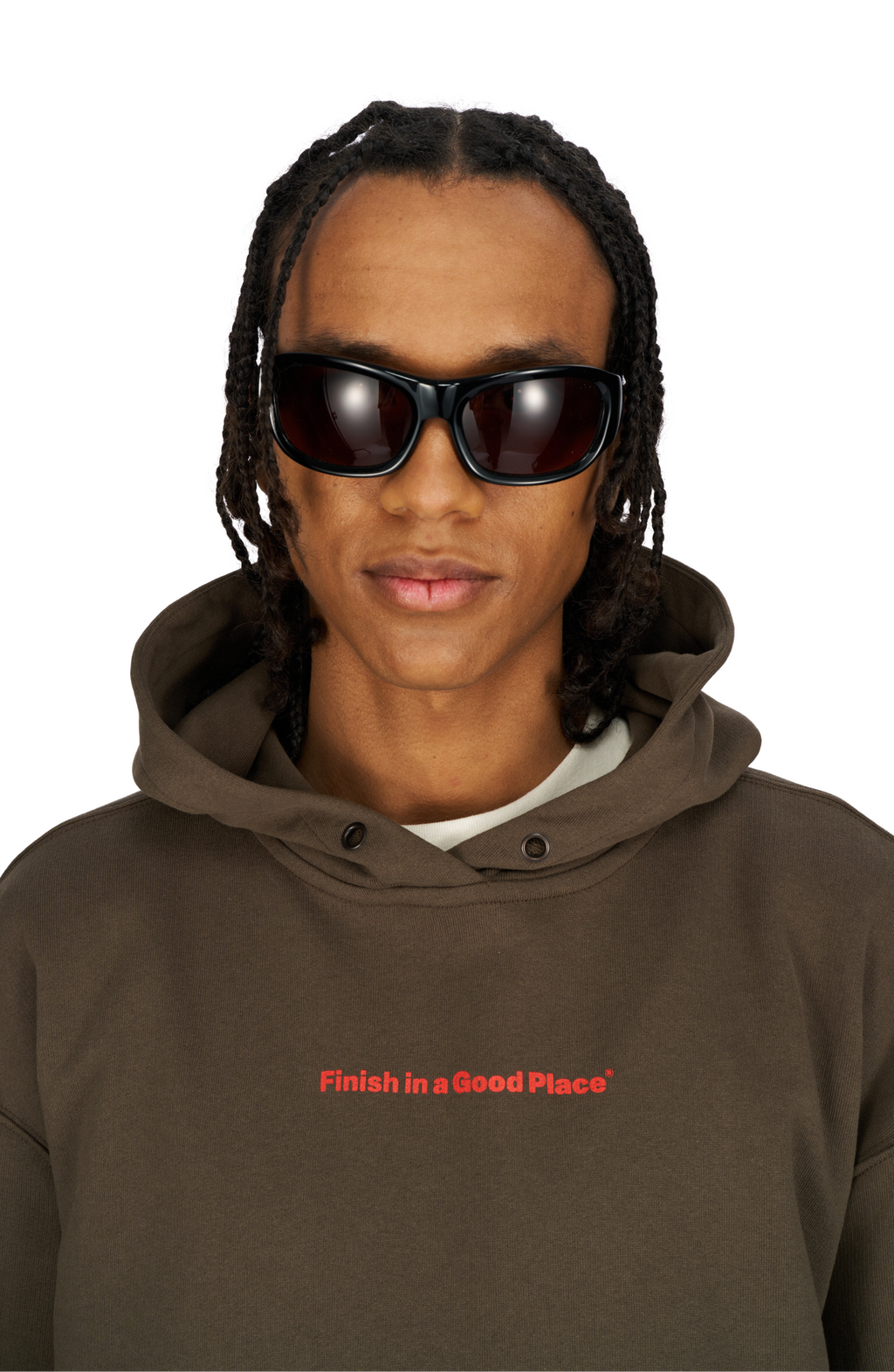 Slow Motion Hoodie Wren Brown by UNNA