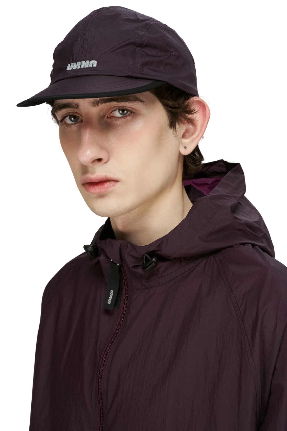 Smiles Run Jacket in Aubergine by UNNA