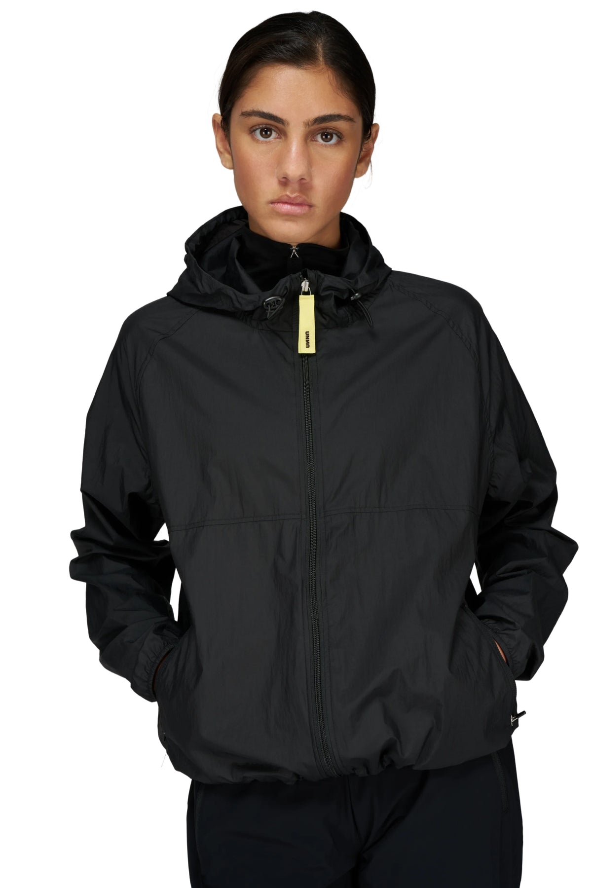 Smiles Run Jacket Black by UNNA