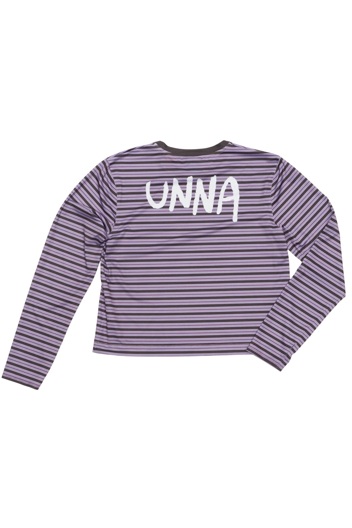 Women's Striped Long Sleeve in Grape by UNNA