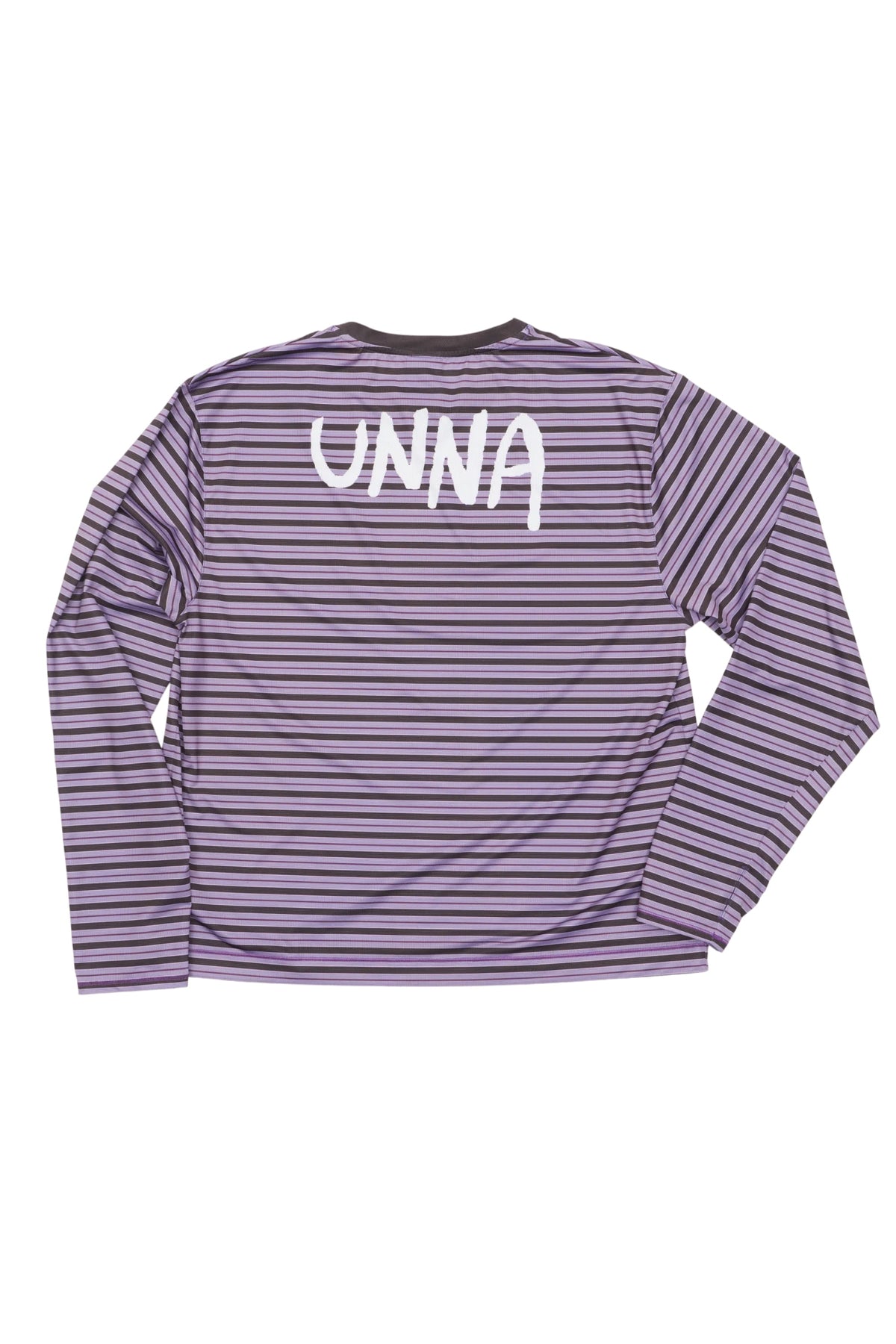 Men's Striped Long Sleeve in Grape by UNNA