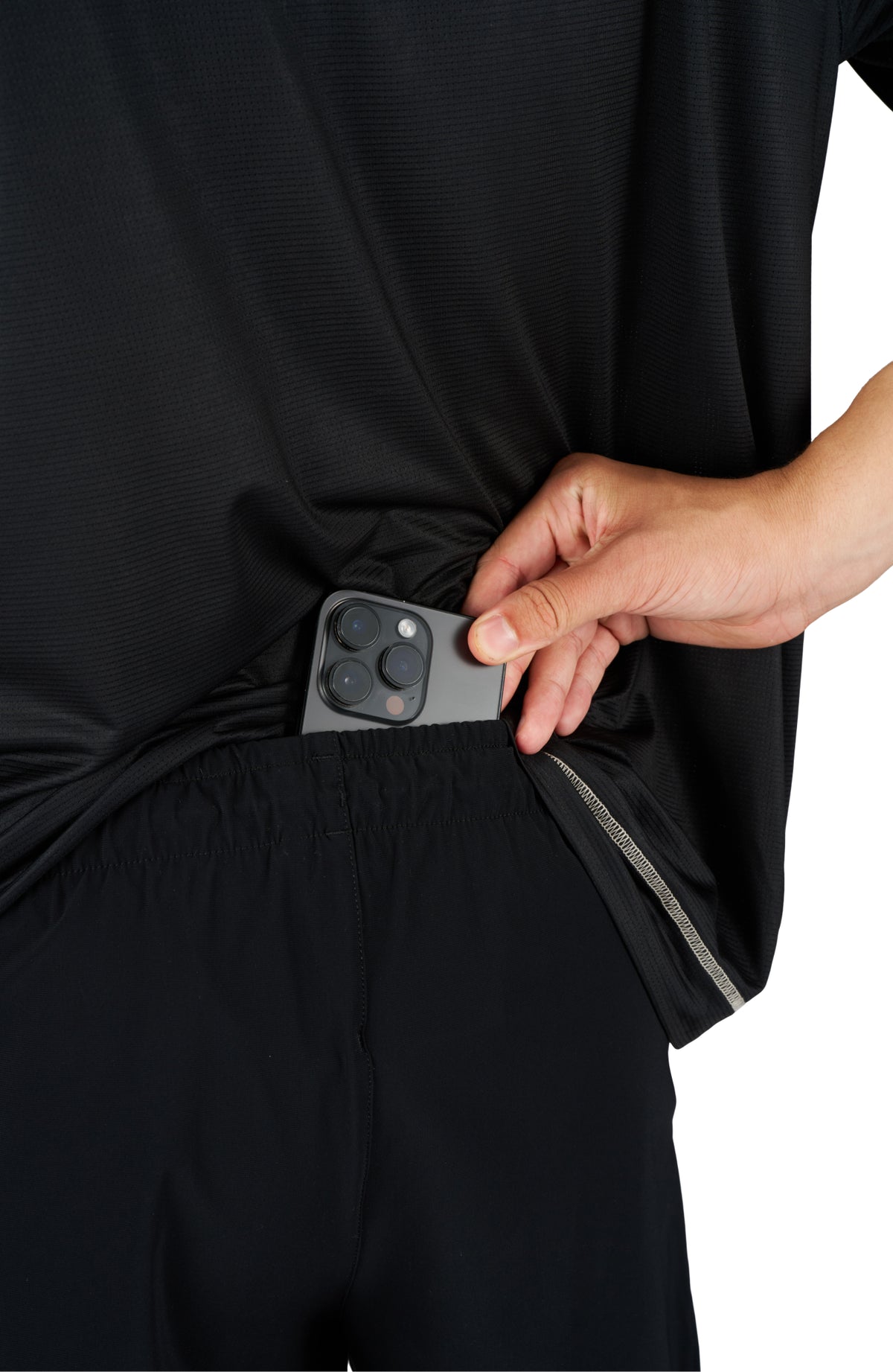 Men's Tempo Shorts in Black by UNNA