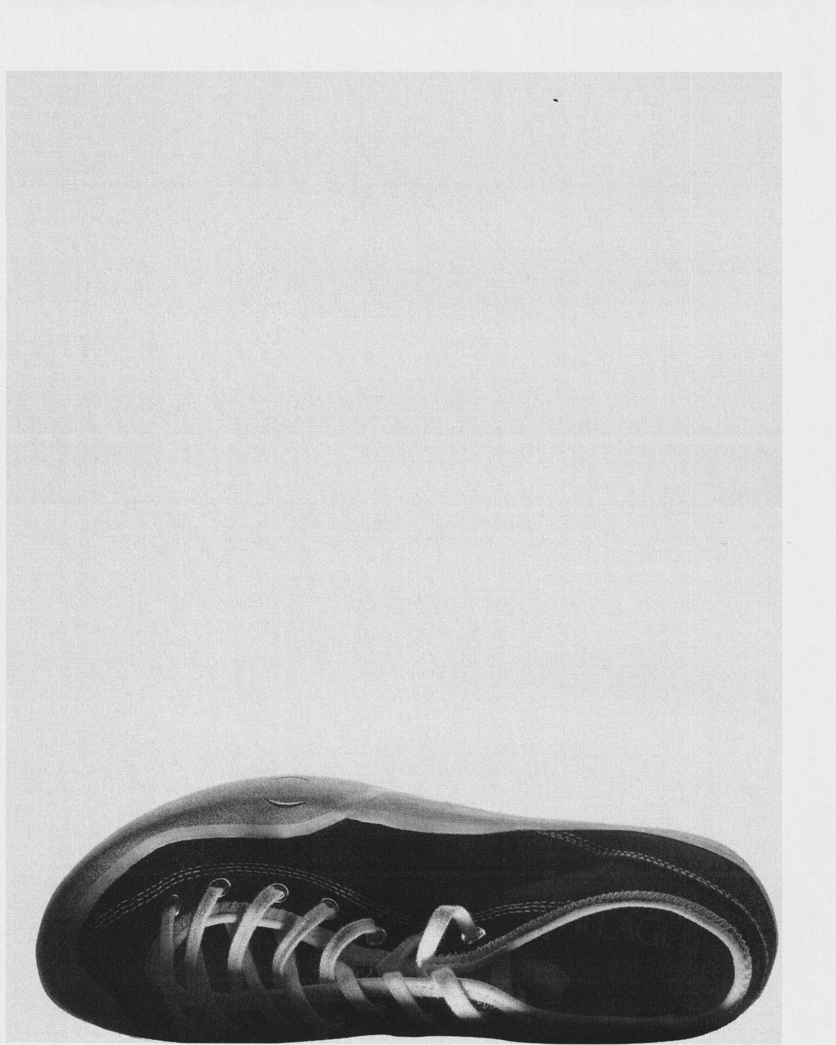 Village PM 1:30 skate shoe in Black Whisper White