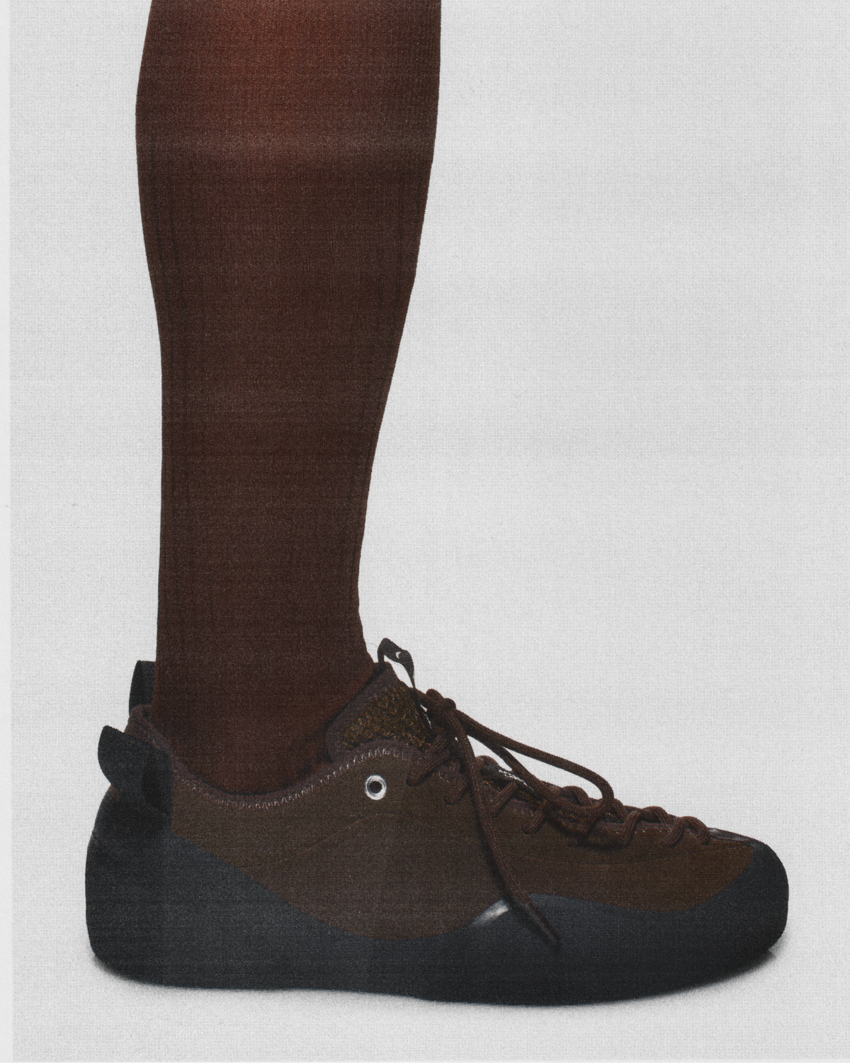 Village 1PM skate shoe in Chocolate