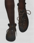 Village 1PM skate shoe in Chocolate