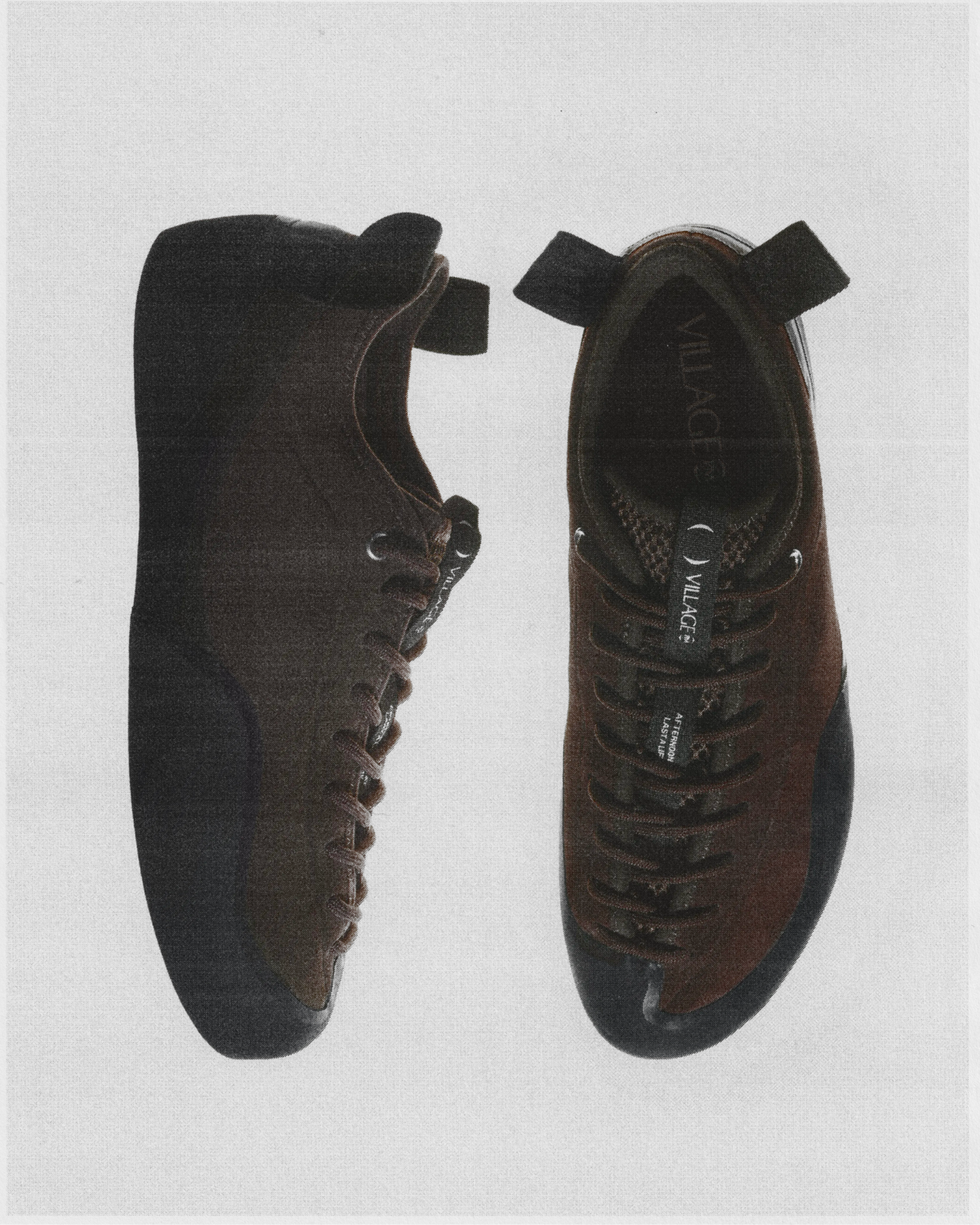 Village 1PM skate shoe in Chocolate
