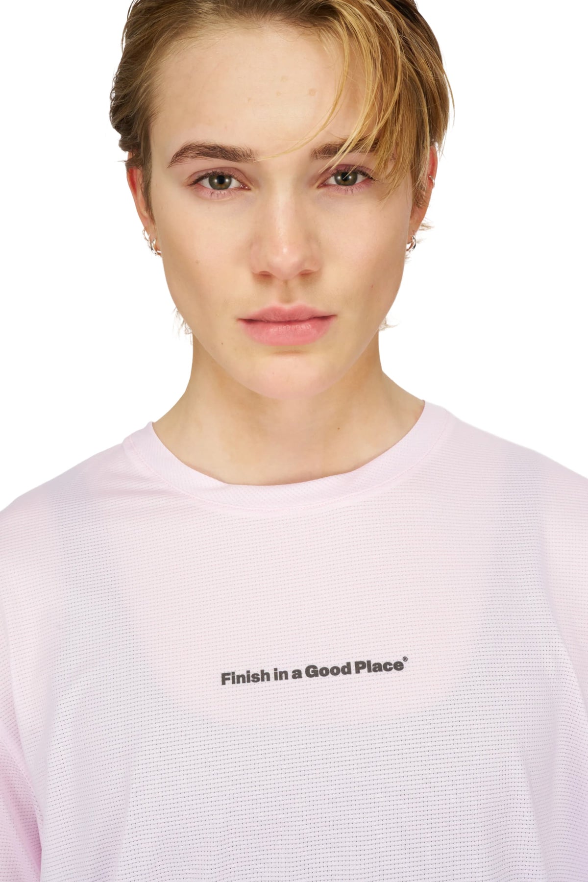 Wavy Tee Oxford Pink by UNNA
