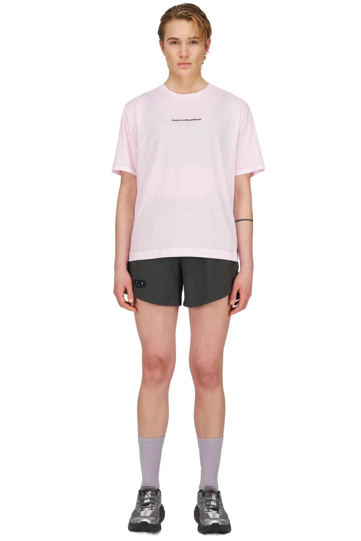 Wavy Tee Oxford Pink by UNNA