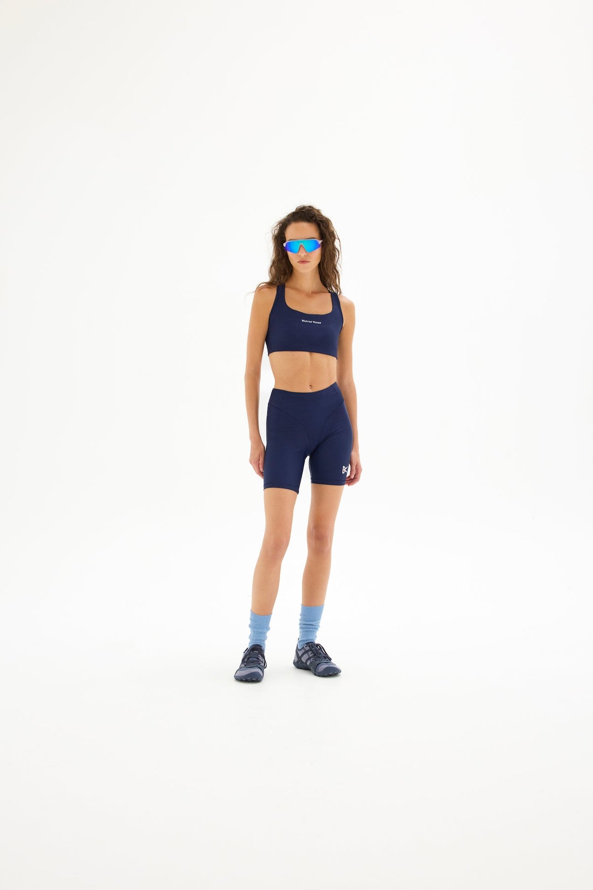 7in Pocketed Half-Tights in Indigo styled as a full outfit look by District Vision