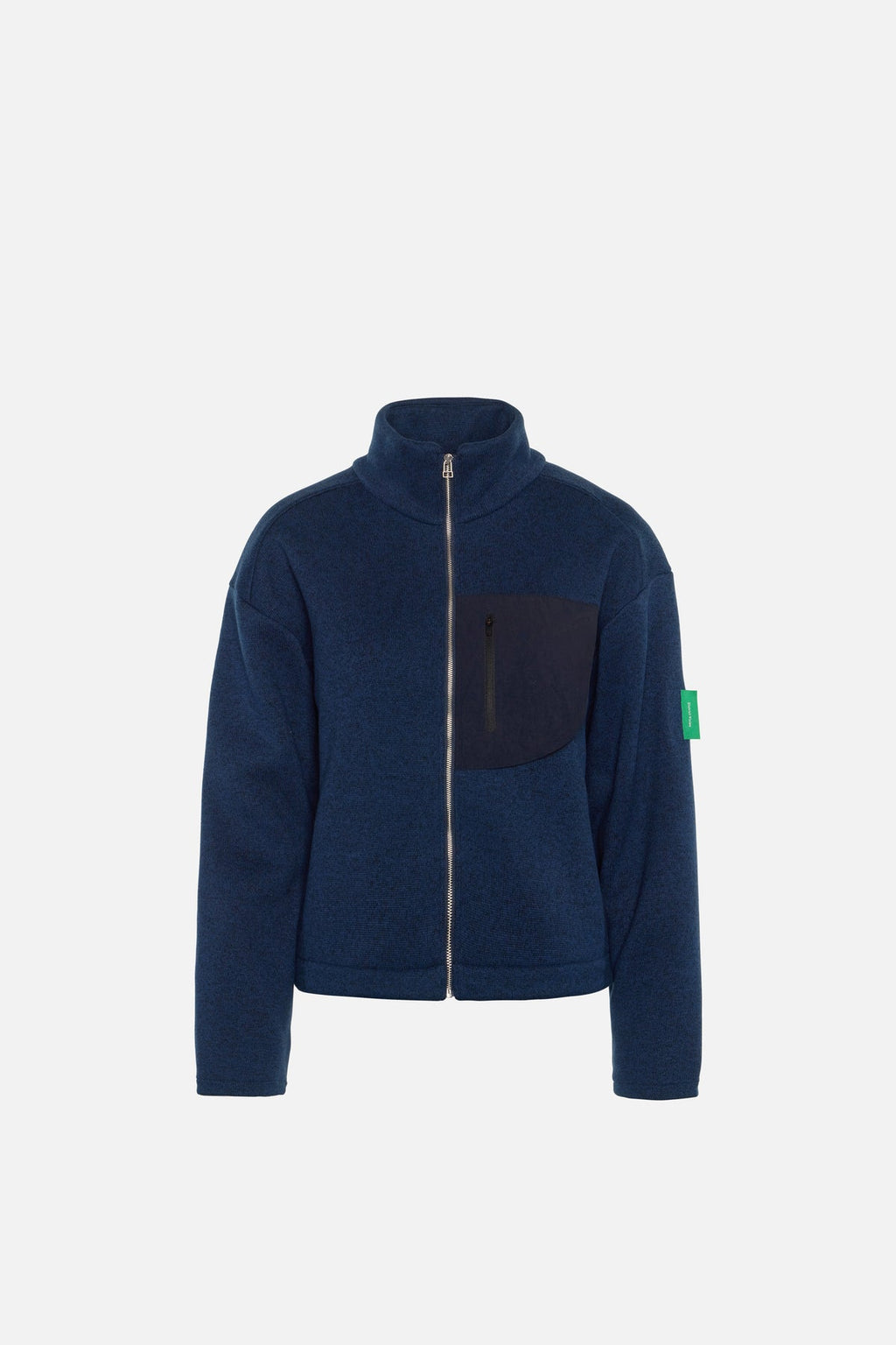 Cropped Brushed Fleece in Slate Blue by District Vision