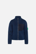 Cropped Brushed Fleece in Slate Blue by District Vision