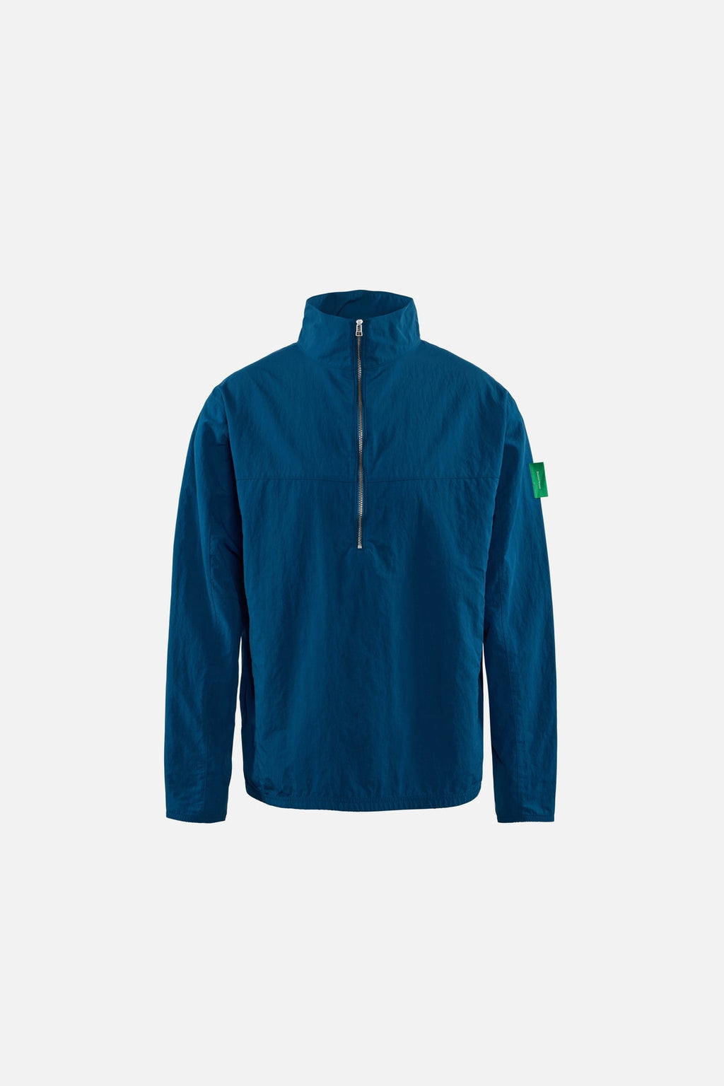 Half-Zip Nylon Windbreaker in Coral by District Vision