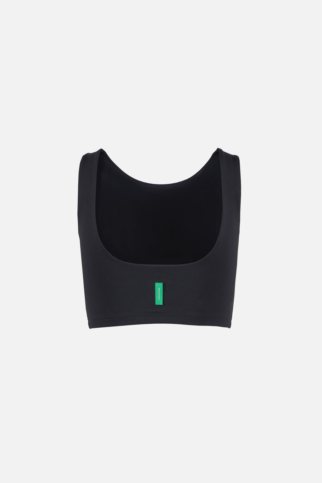 High Neck Interlock Bra in Black by District Vision