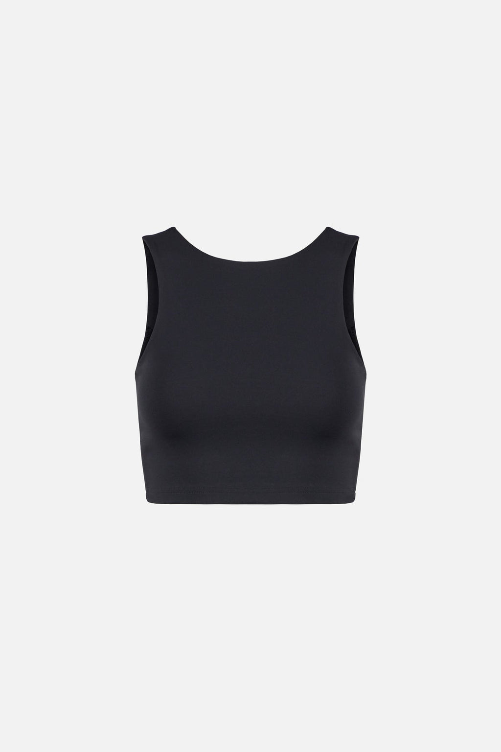 High Neck Interlock Bra in Black by District Vision