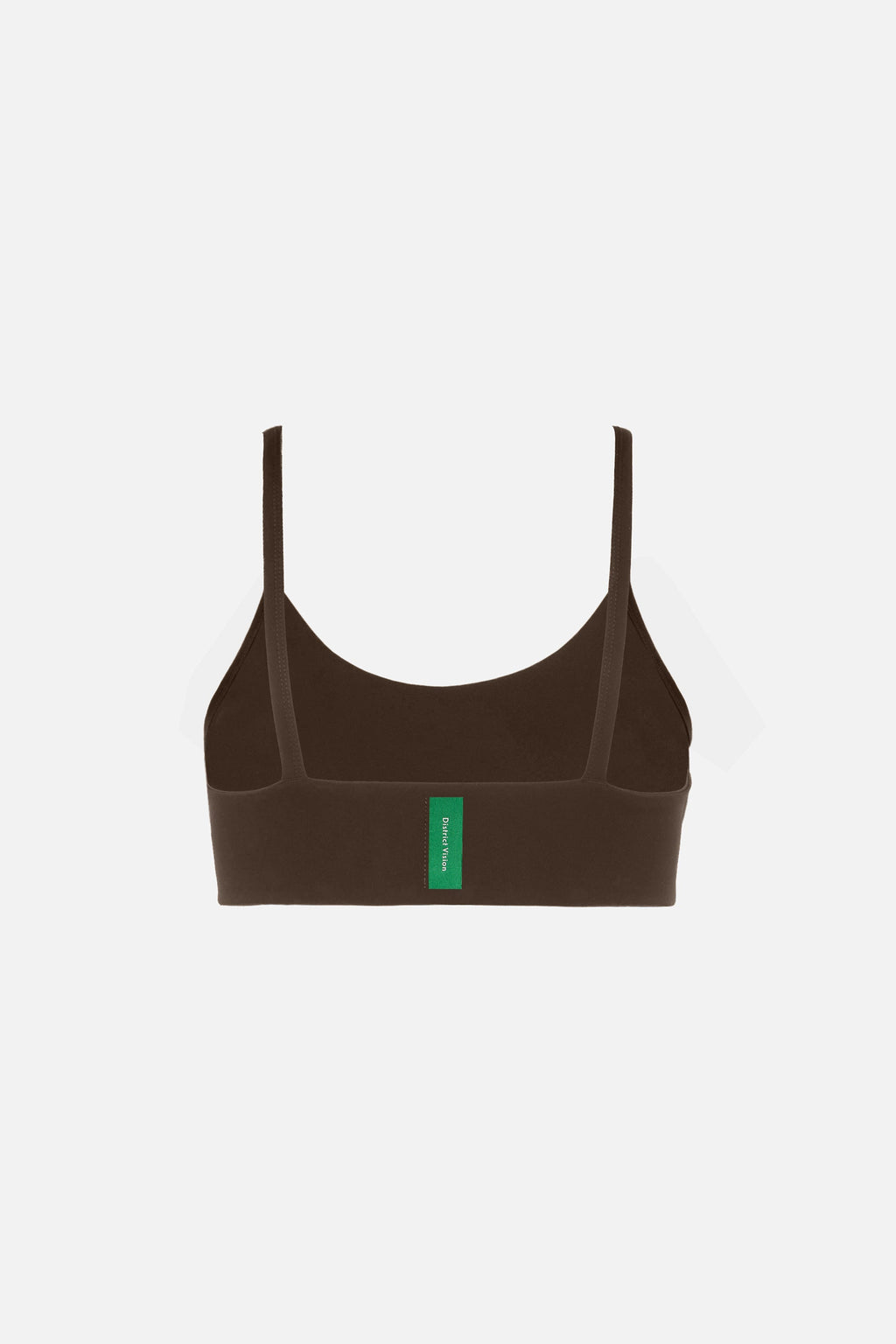 Light Support Interlock Bra in Earth by District Vision