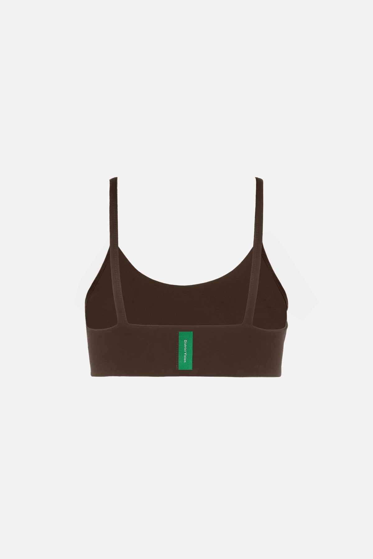 Light Support Interlock Bra in Earth by District Vision