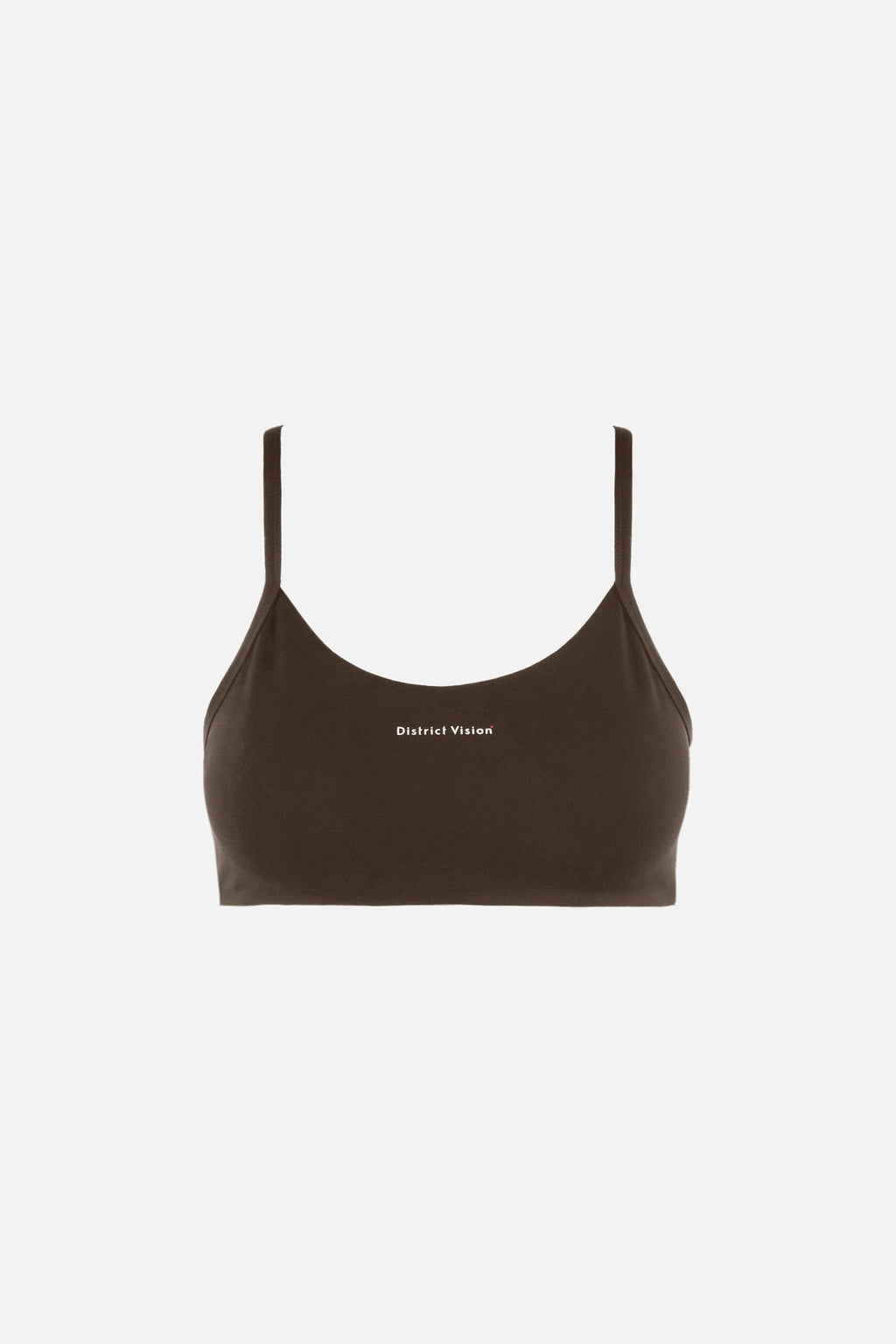 Light Support Interlock Bra in Earth by District Vision