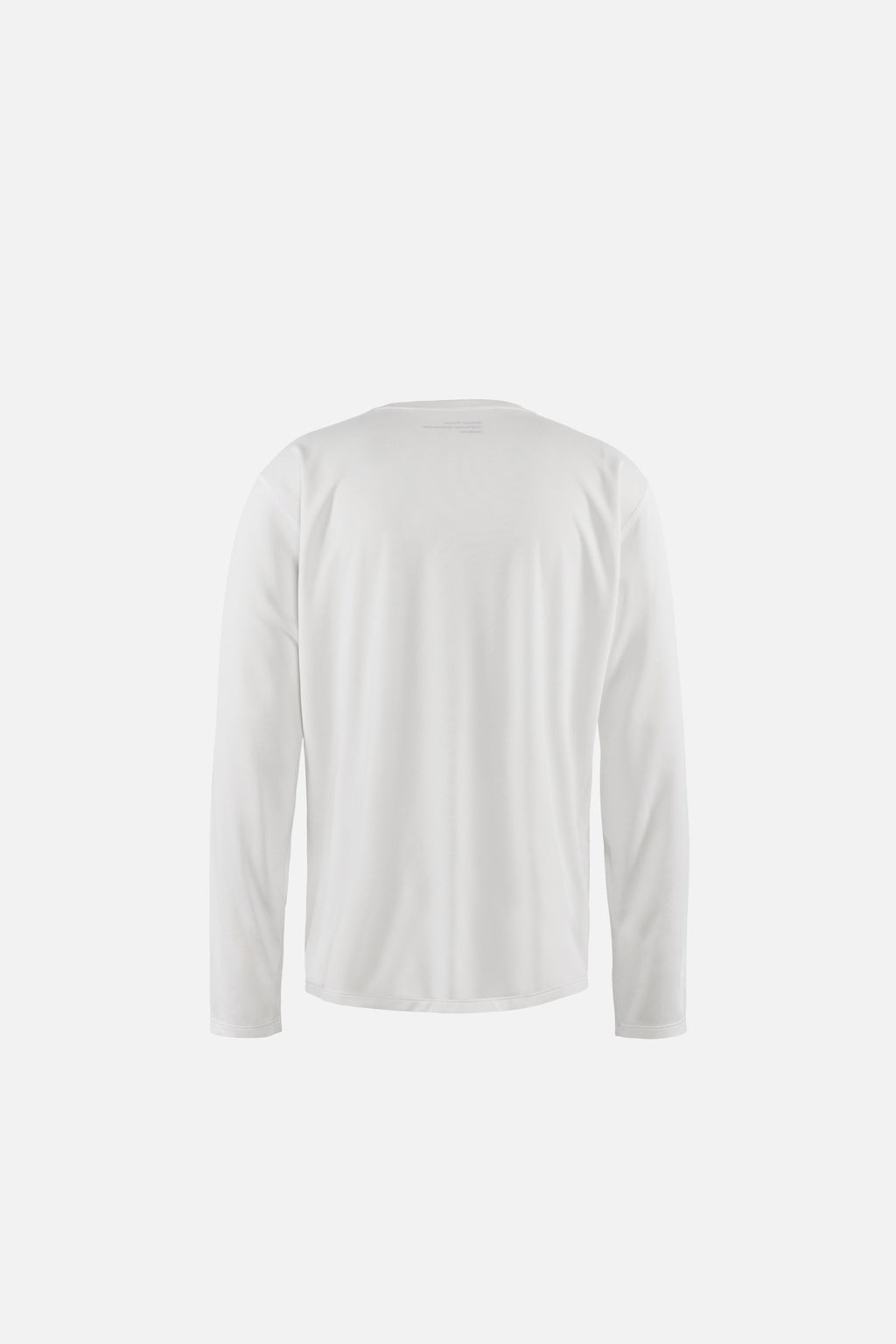 Long Sleeve Boxy Training Tee in Lunar White Flame by District Vision
