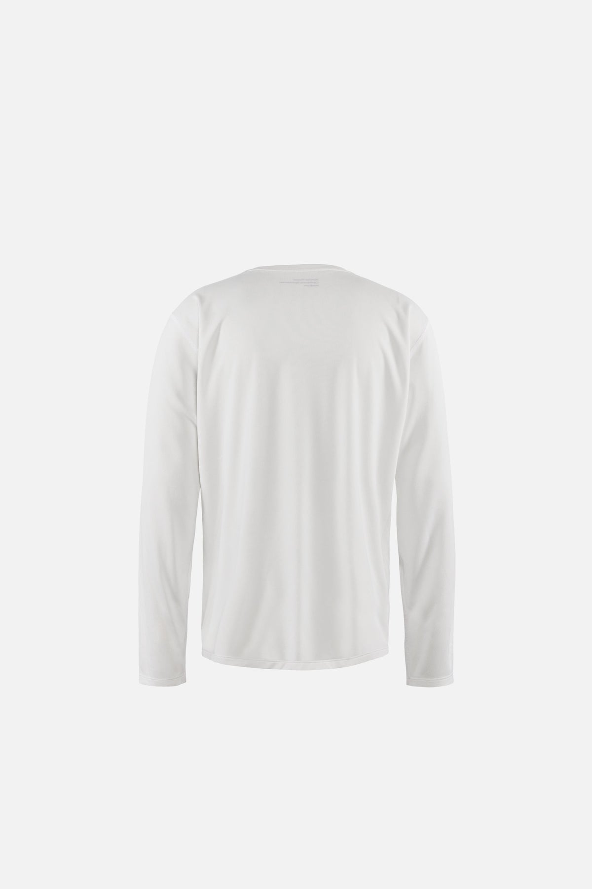 Long Sleeve Boxy Training Tee in Lunar White Flame by District Vision