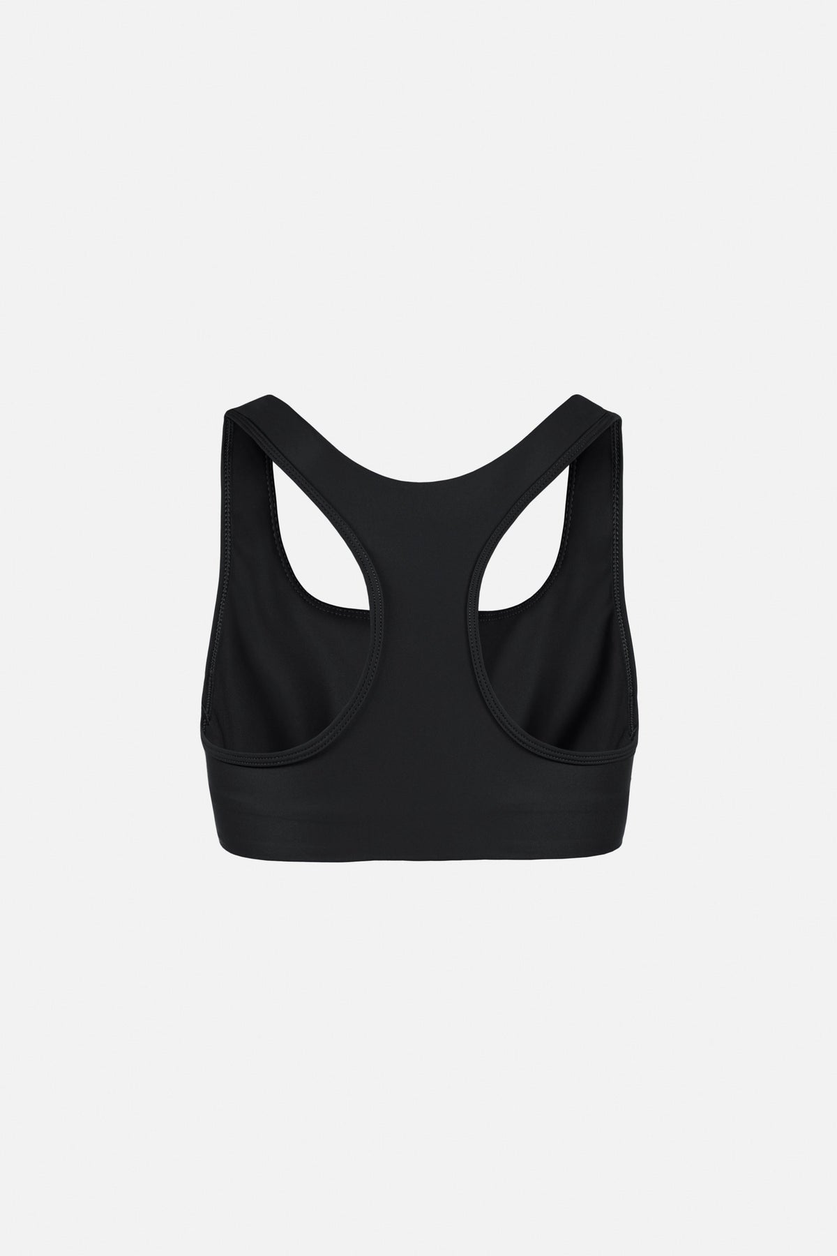 Medium Support Racer-Back Bra in Black by District Vision