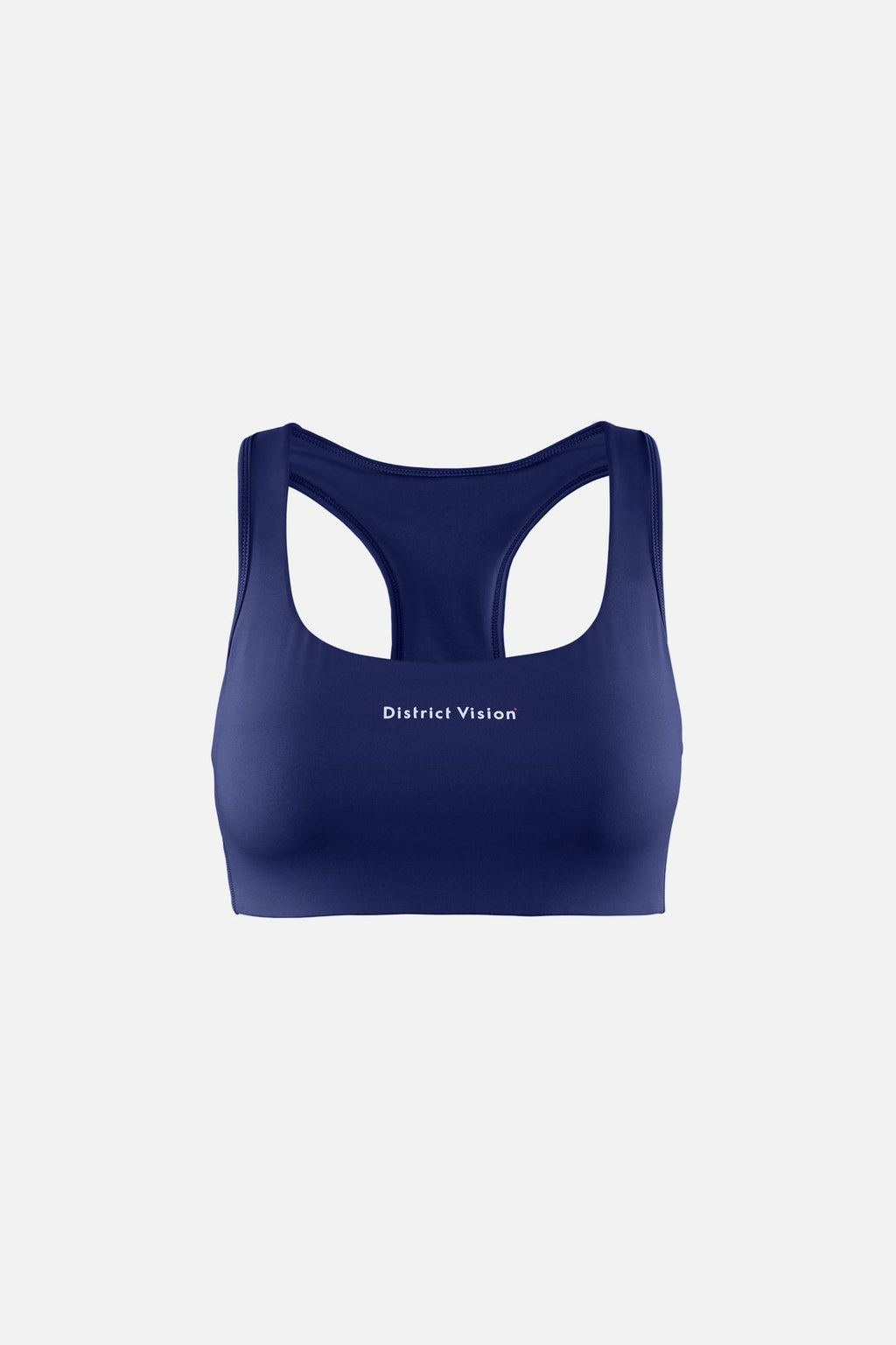 Medium Support Racer-Back Bra in Indigo by District Vision
