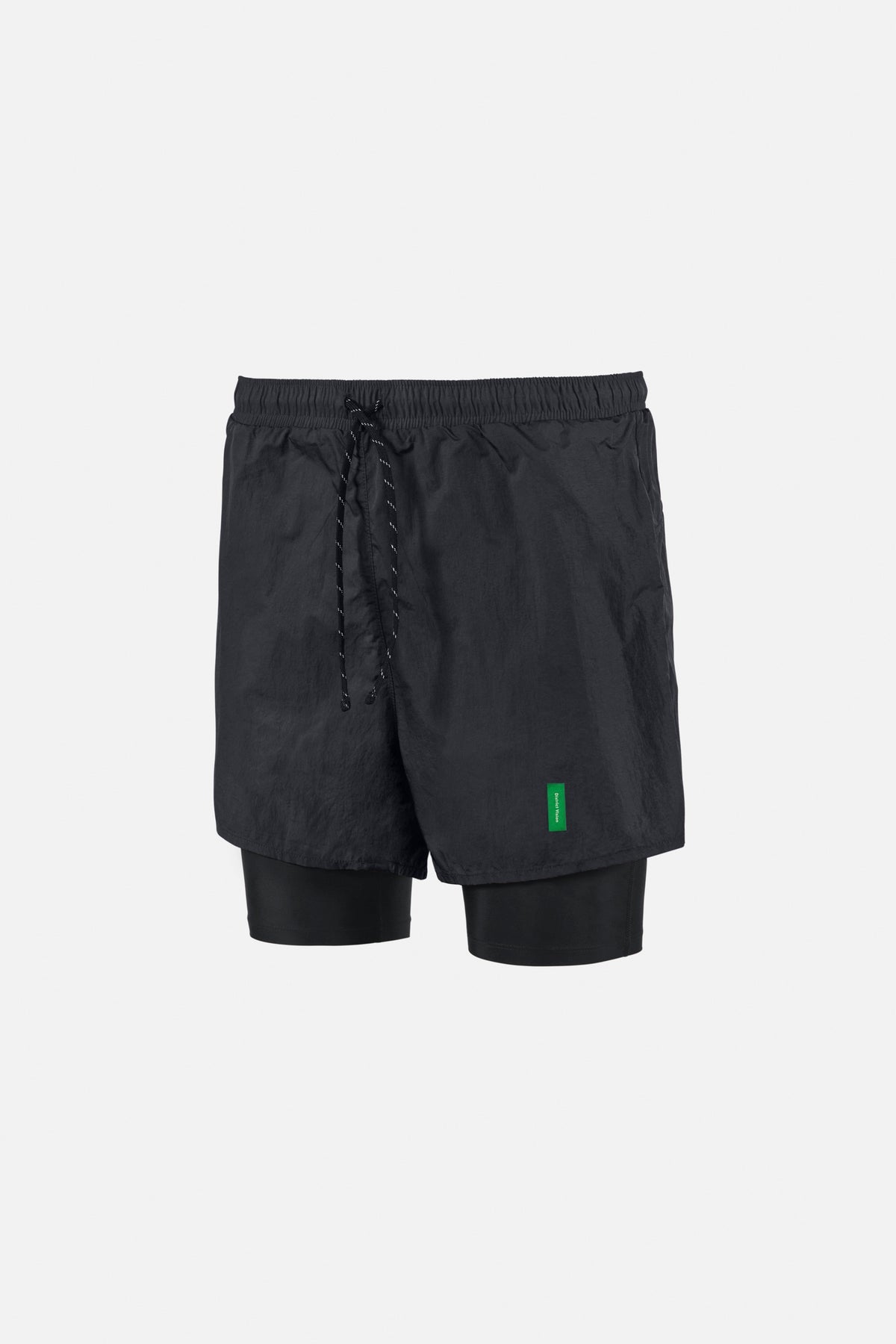 Ultralight Nylon Trail Shorts in Obsidian/Black by District Vision