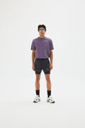 Ultralight Nylon Trail Shorts in Obsidian/Black styled as a full outfit look by District Vision