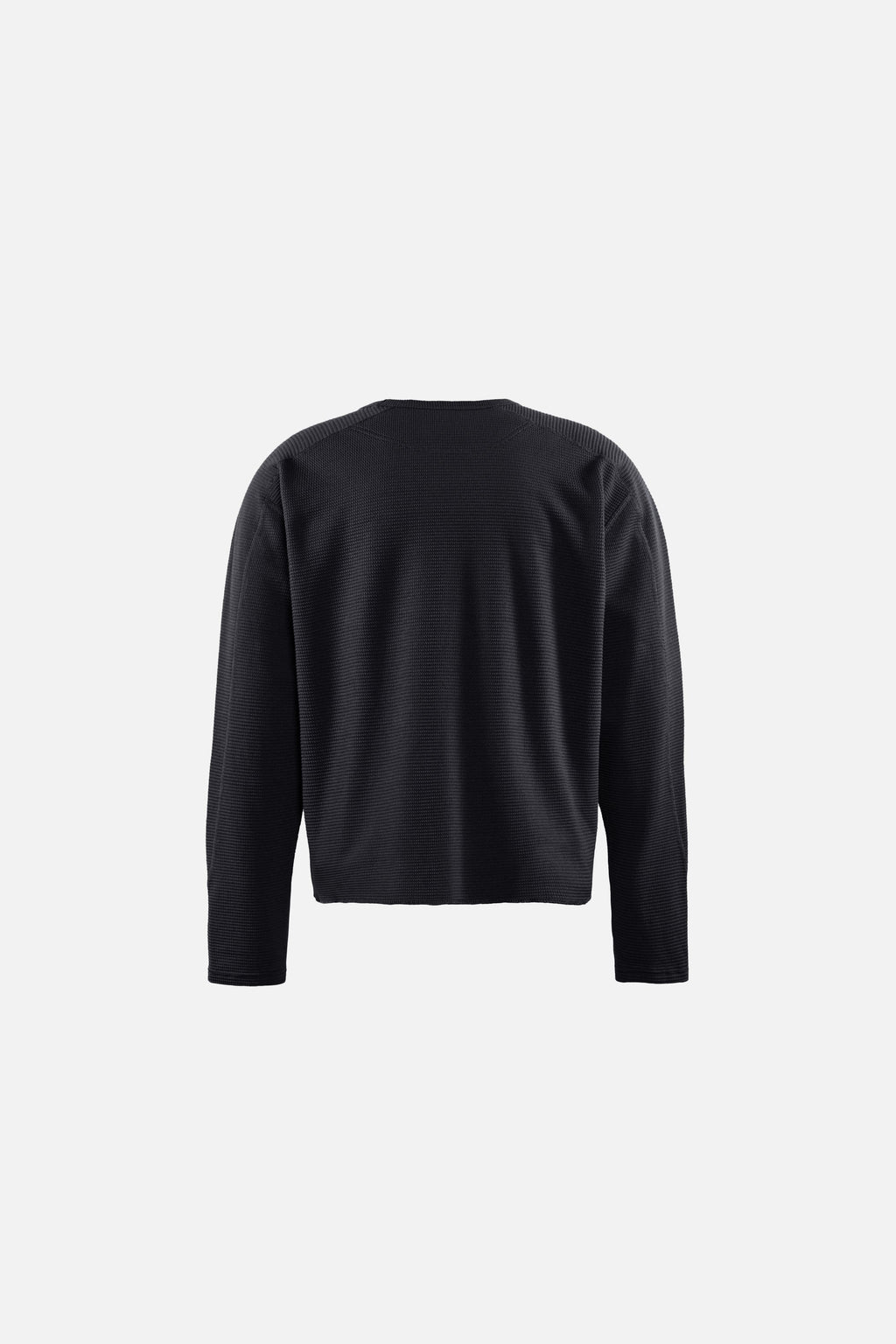 Waffle Long Sleeve in Black by District Vision