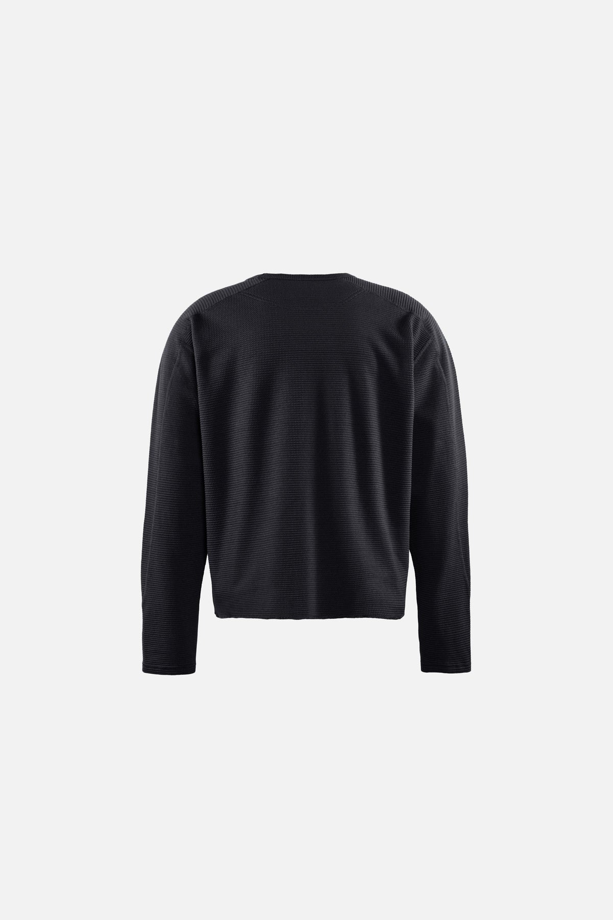 Waffle Long Sleeve in Black by District Vision