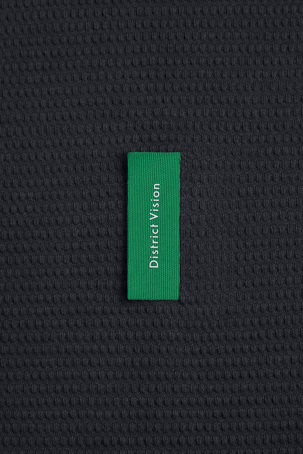 Waffle Long Sleeve in Black by District Vision