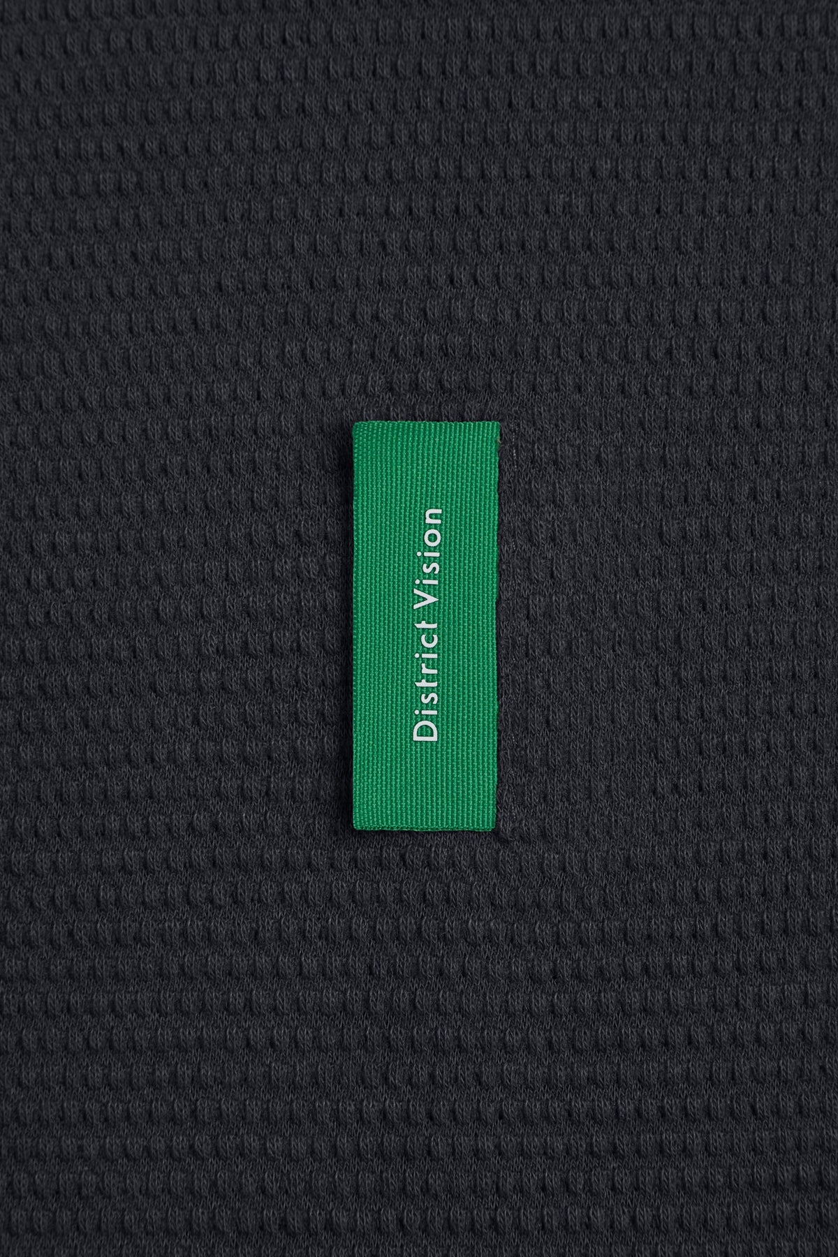 Waffle Long Sleeve in Black by District Vision