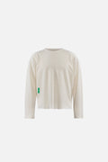 Waffle Long Sleeve in White by District Vision