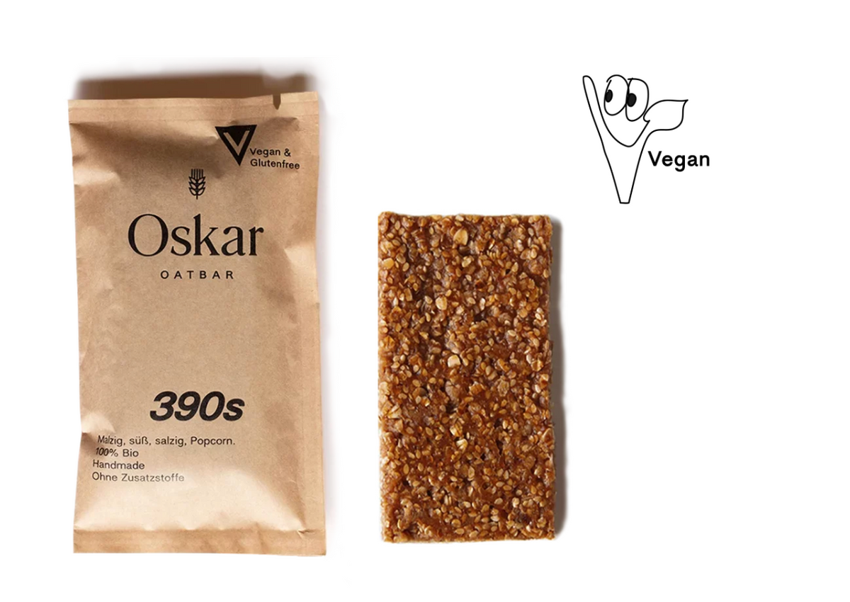 Oskar Oatbar 390s Vegan & Glutenfree oat bar