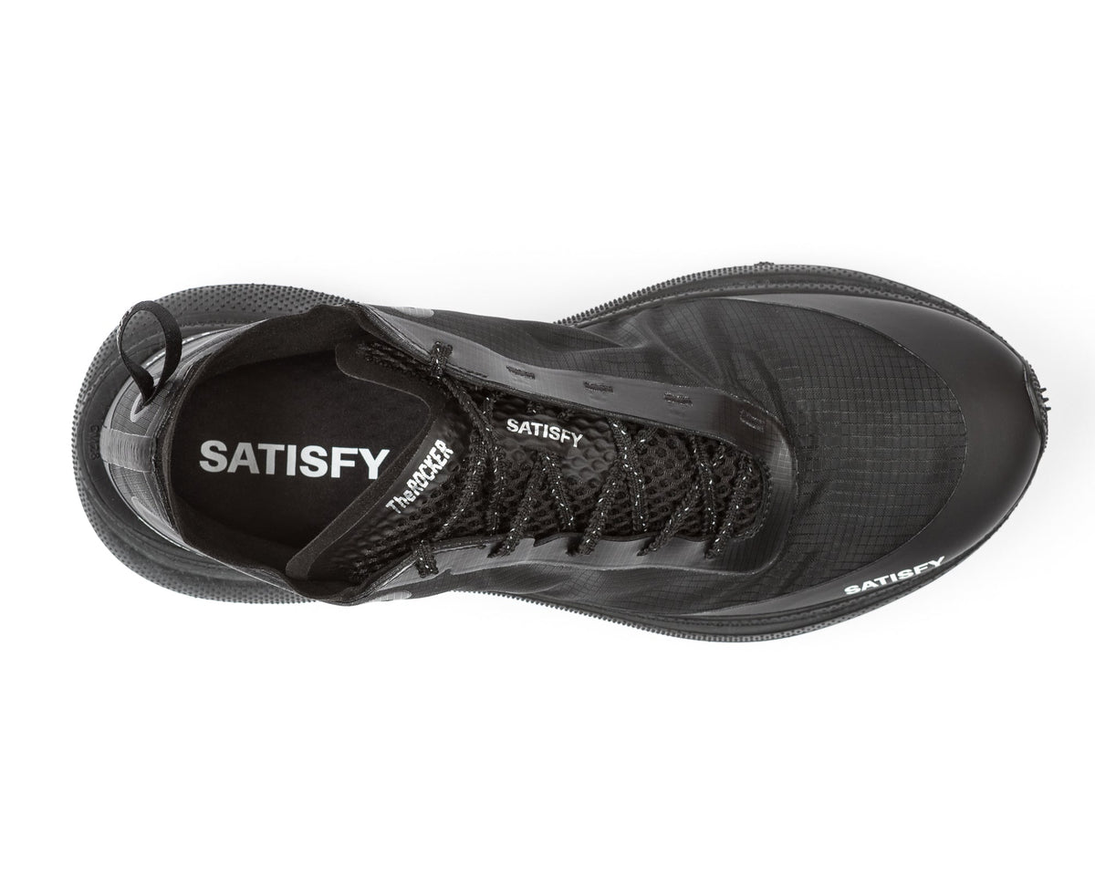 TheROCKER Jet Black by Satisfy, top detail