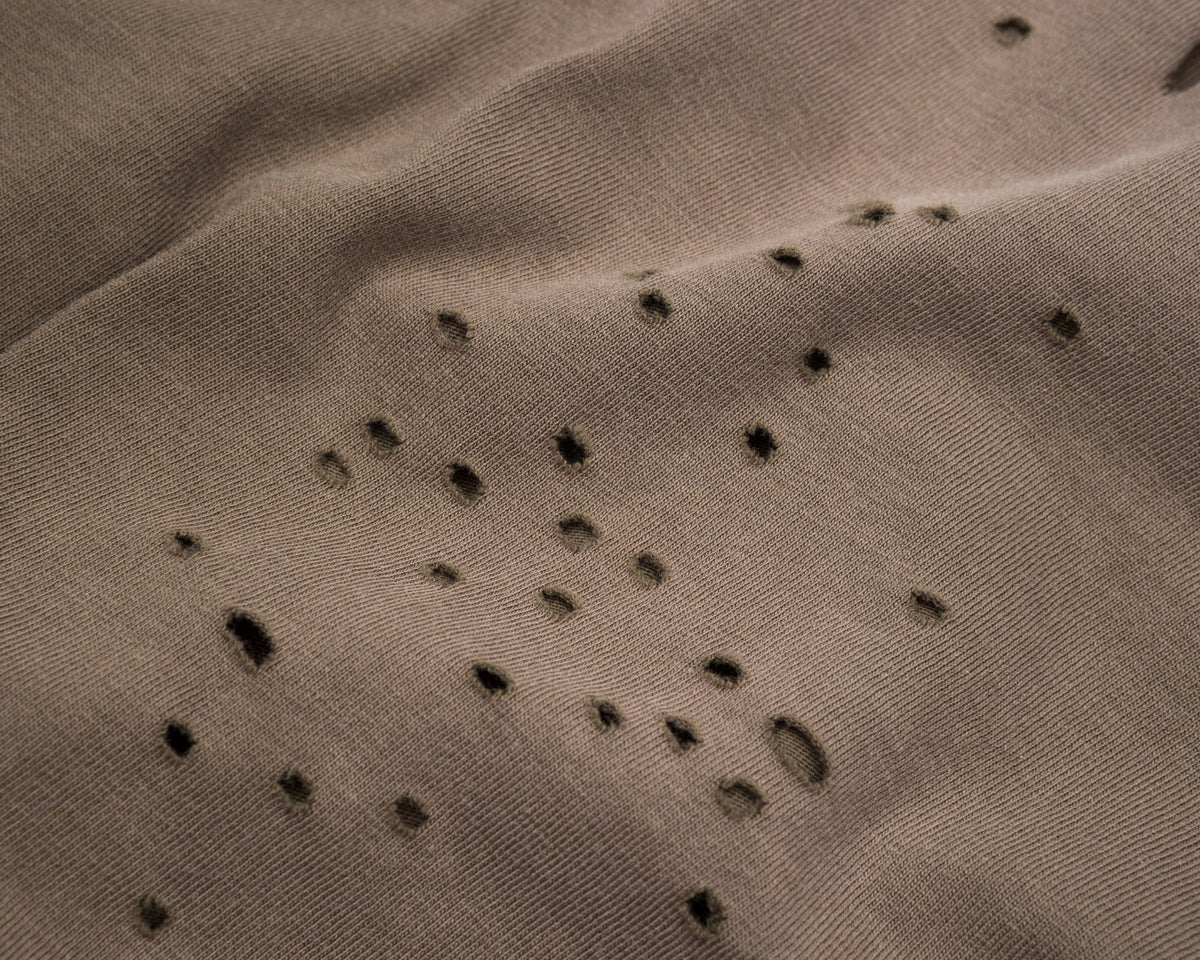 MothTech T-Shirt Sun Bleached Rain Drum by Satisfy, fabric detail