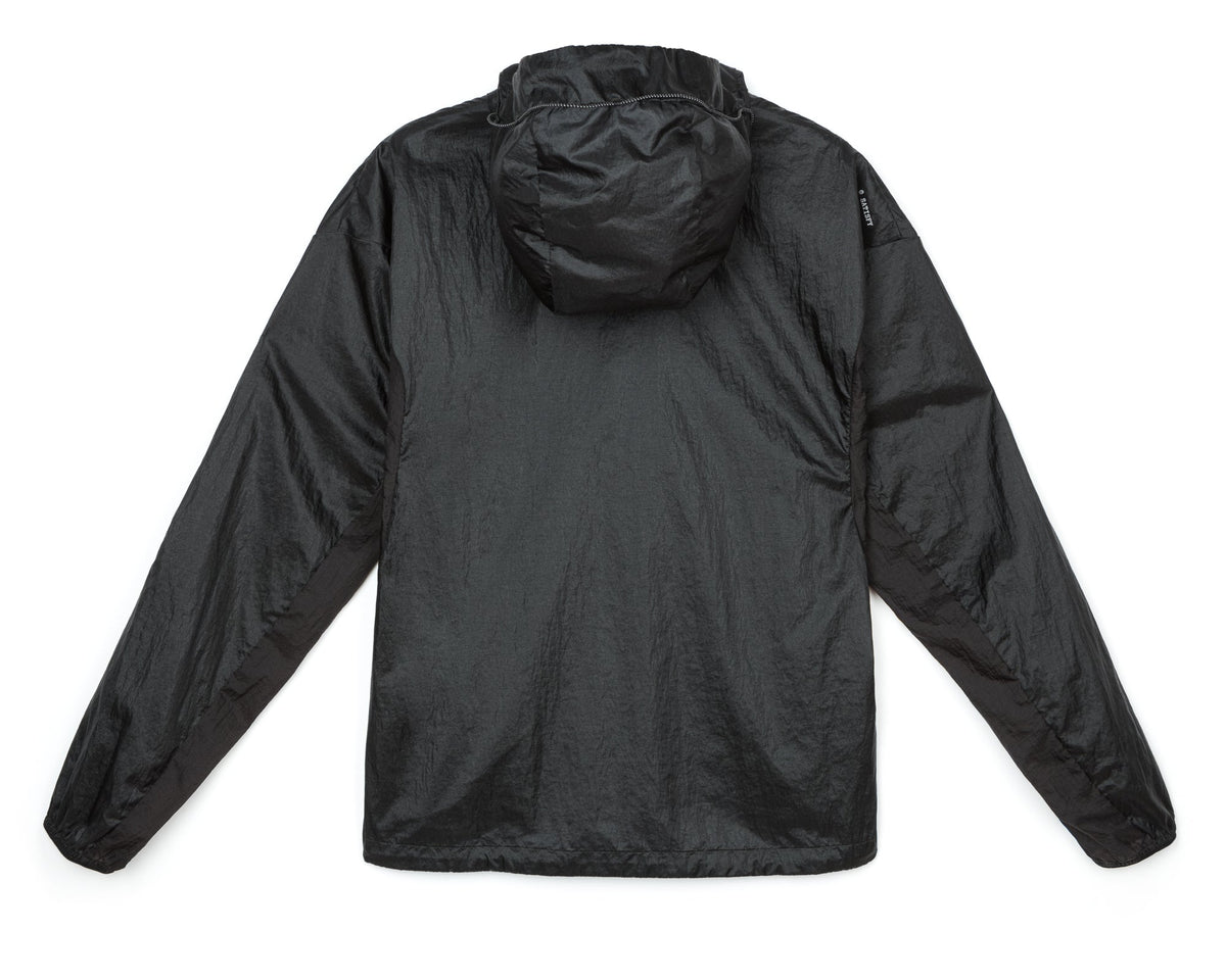 Pertex Diamond Fuse Windbreaker Black by Satisfy, back